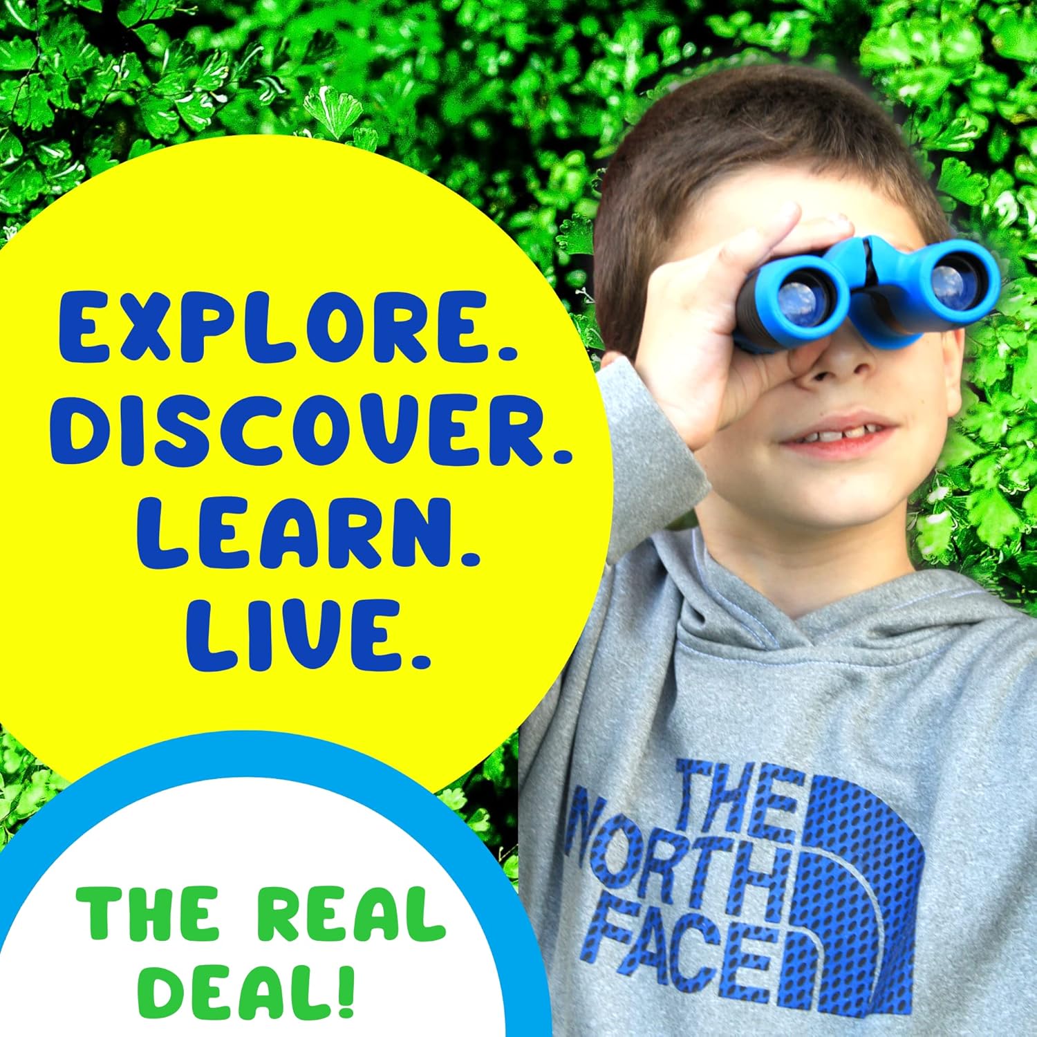 Promotes the brand's identity and positioning around enabling exploration, discovery, learning, and living life to the fullest.