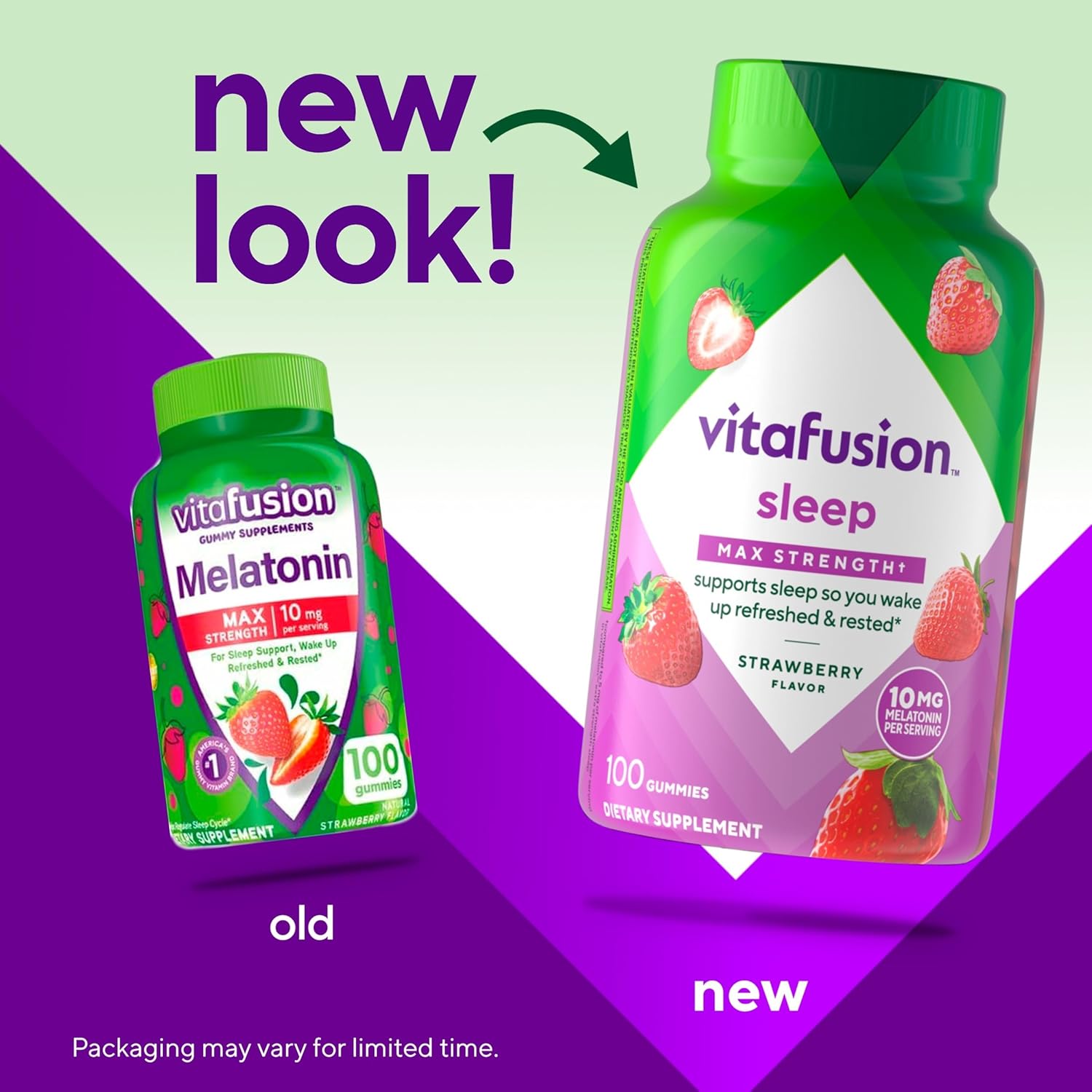 Showcases the updated packaging design to inform customers of the new look while reassuring them it's the same trusted product.