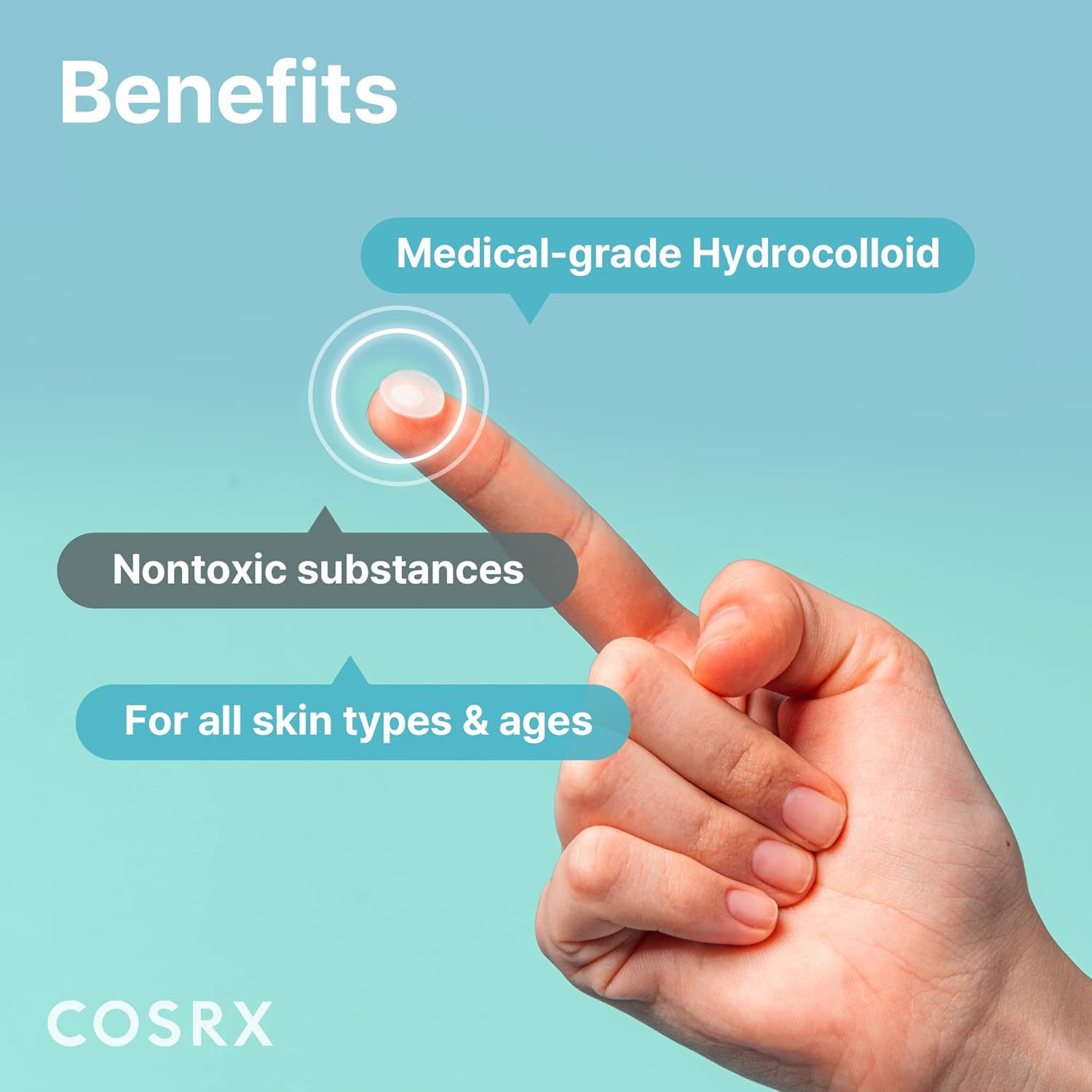 Highlights multiple benefits of the product, emphasizing its medical-grade quality, safety, and versatility for different users.