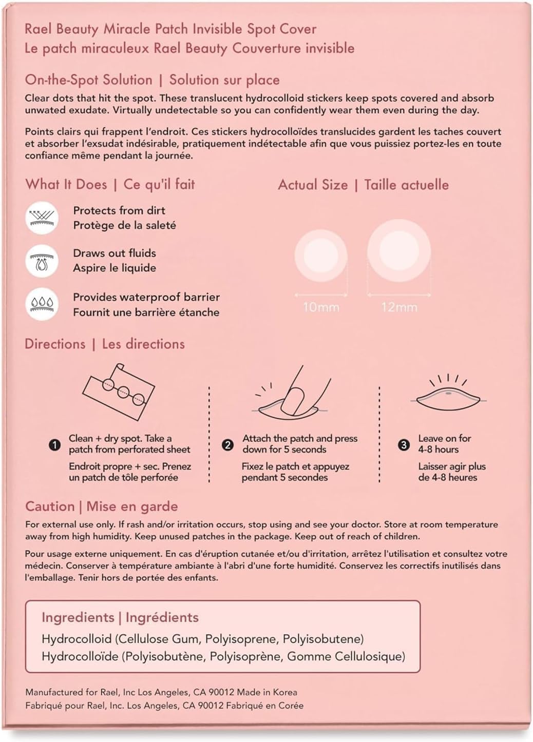 Rael Pimple Patches: Infographics