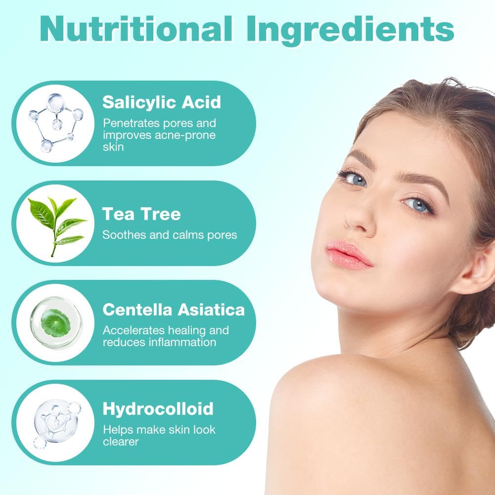 Highlights multiple key ingredients and their specific benefits for improving acne-prone skin, providing shoppers with a clear understanding of the product's effectiveness.