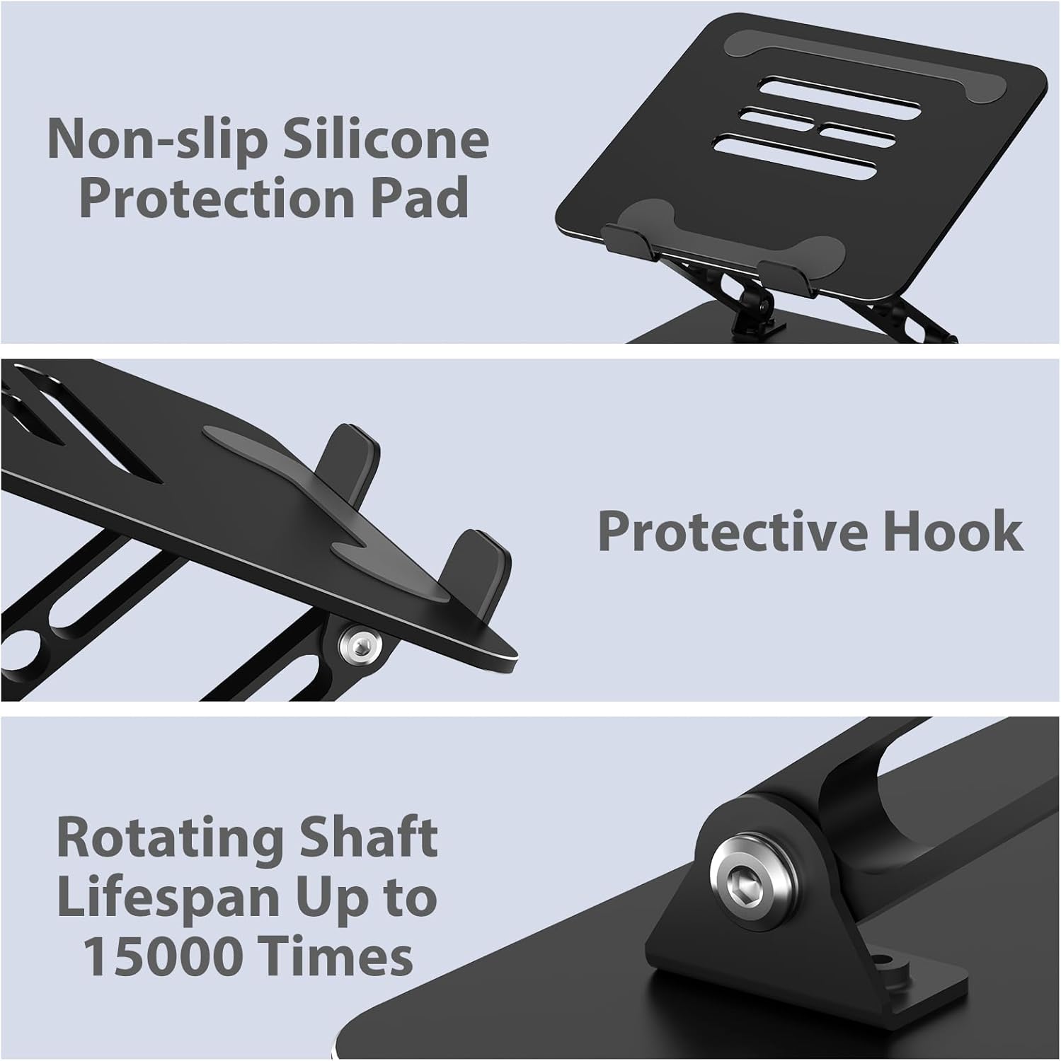 Highlights multiple protective and durable features of the product to reassure customers about its quality and longevity.