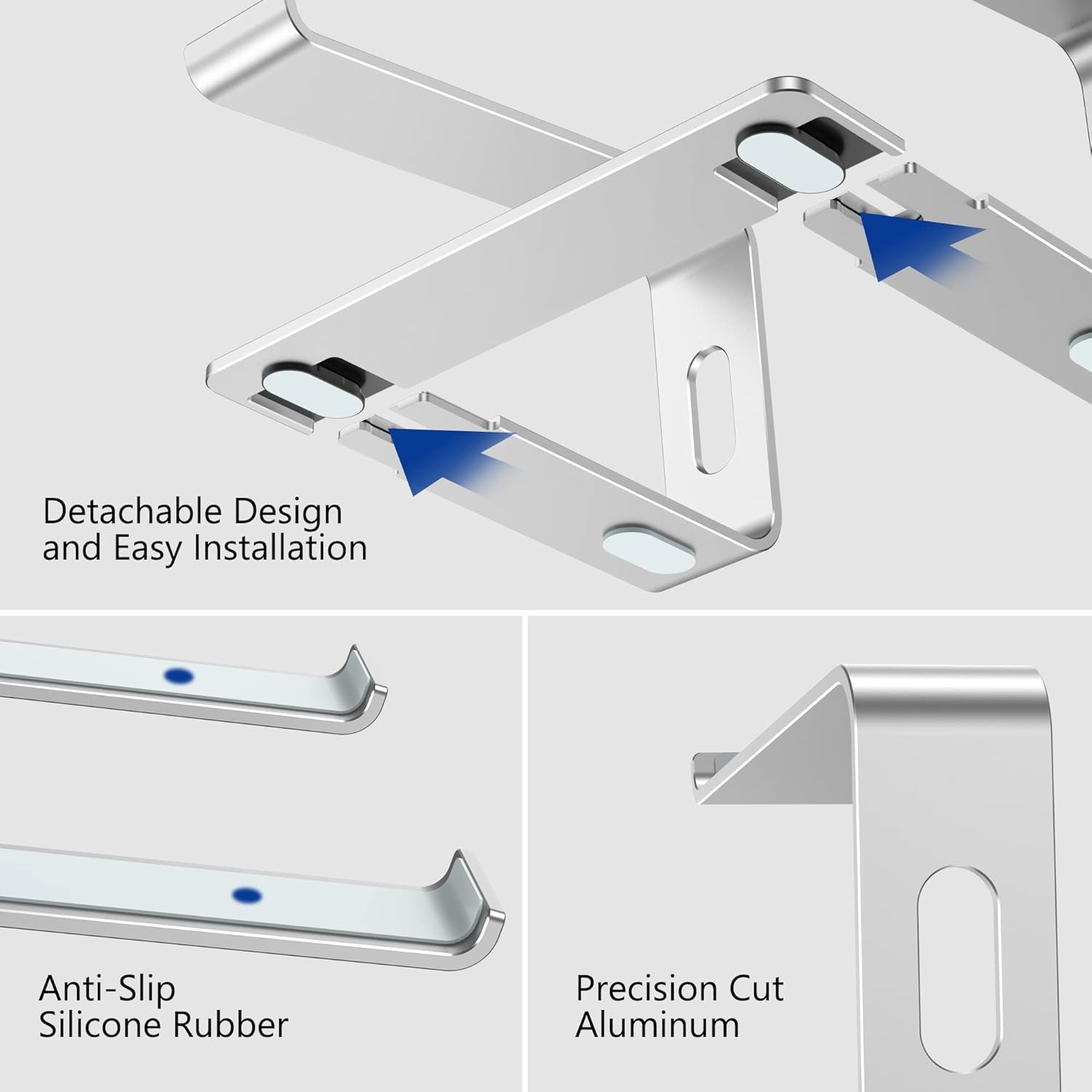 Demonstrates the simple installation process and detachable design of the product, highlighting its user-friendly features. Showcases the product's high-quality materials and construction,…