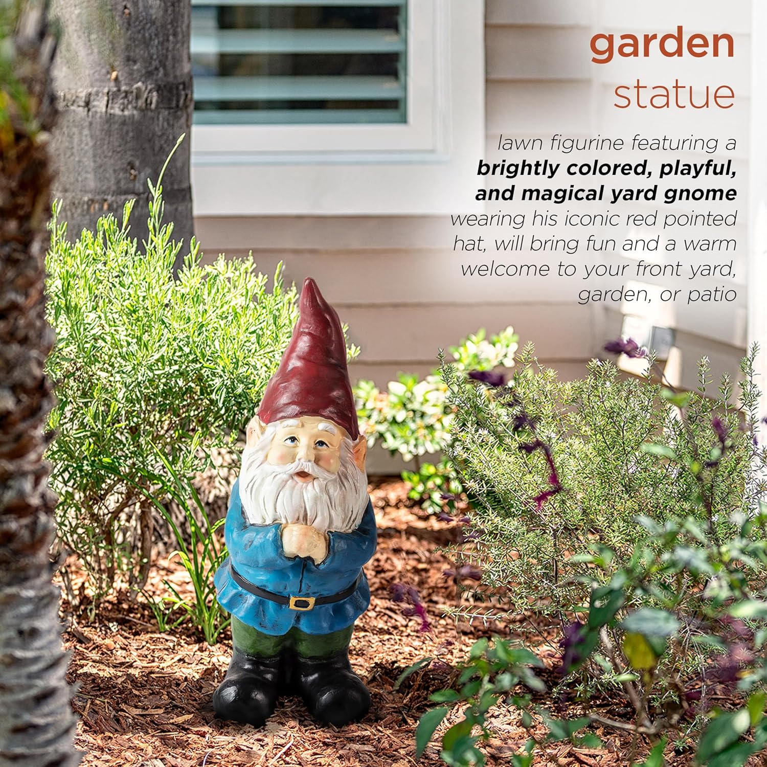 Highlights the product's ability to add a playful and welcoming element to outdoor spaces.