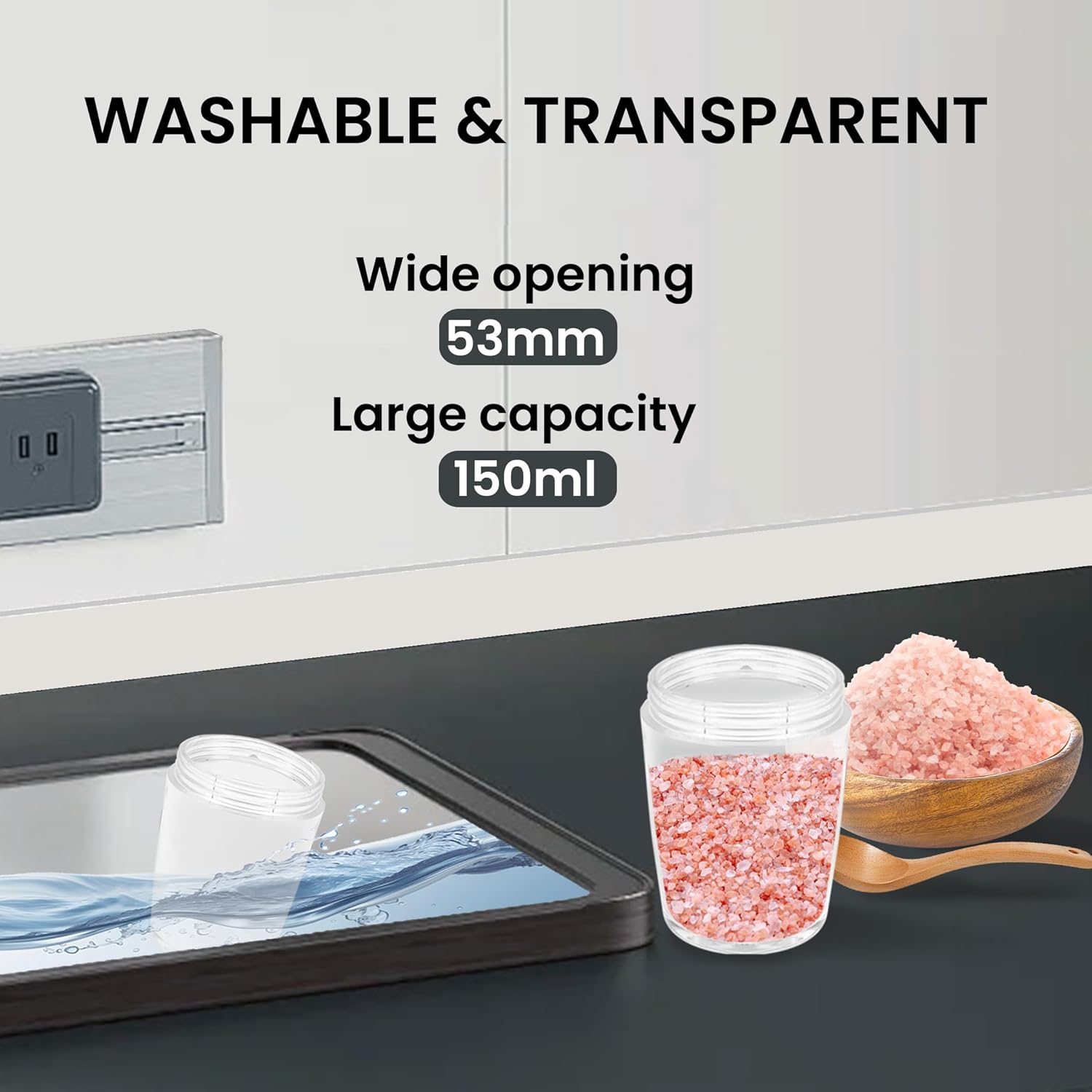 Highlights multiple key features of the product to demonstrate its practicality and ease of use.