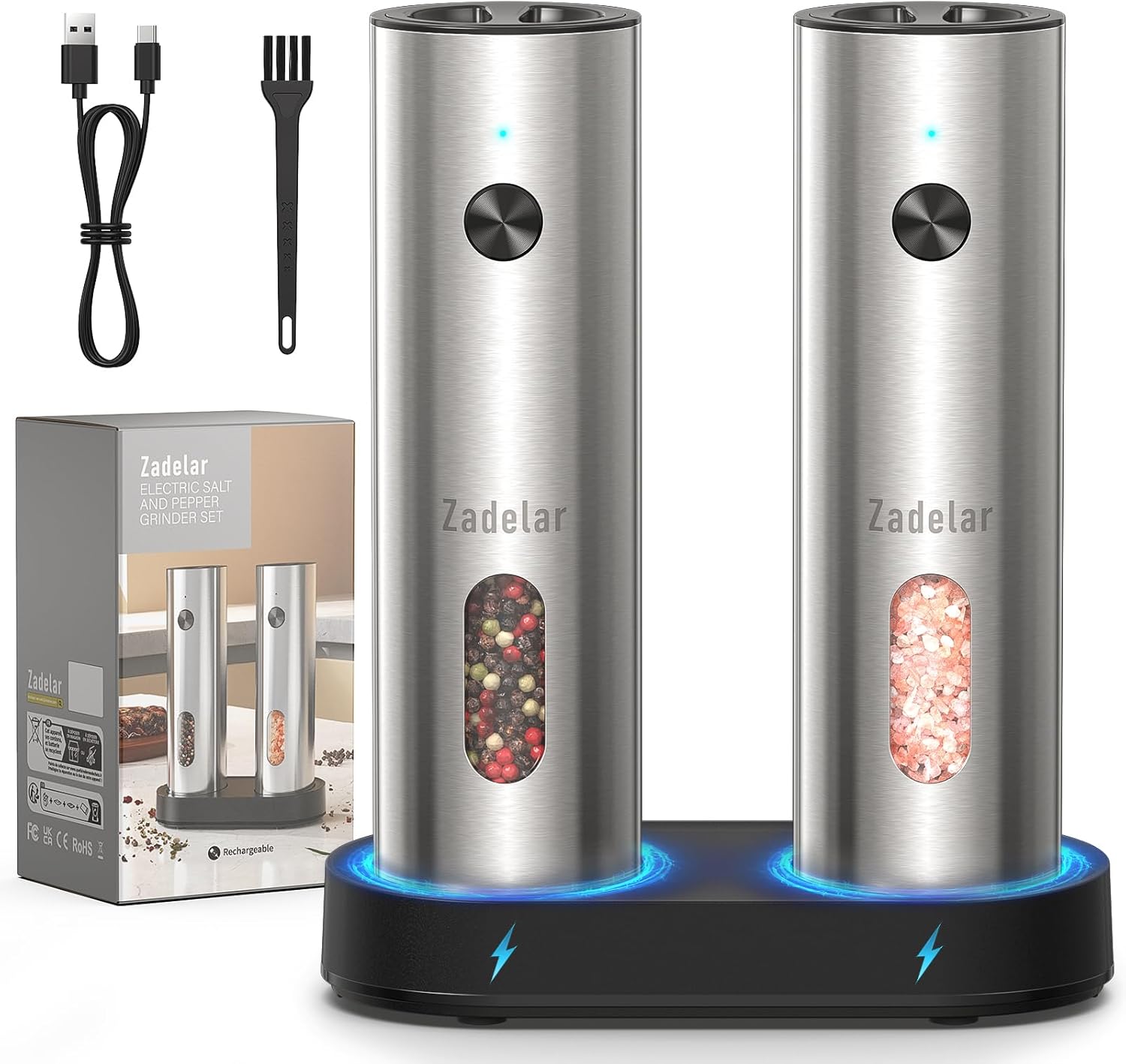 Shows all items included in the product package to inform customers of the complete set they will receive.