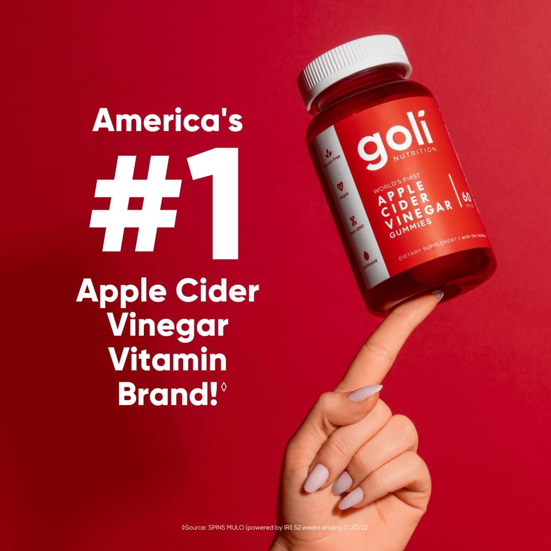 Emphasizes the brand's position as America's #1 Apple Cider Vinegar Vitamin Brand to build trust and credibility with potential customers.