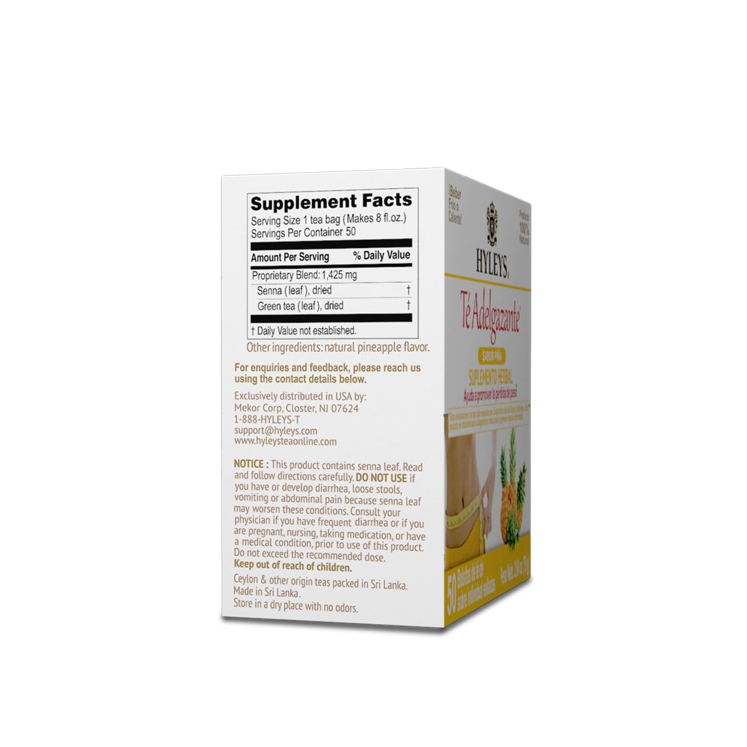 Provides detailed safety information and usage instructions for the tea product, highlighting potential risks and precautions.