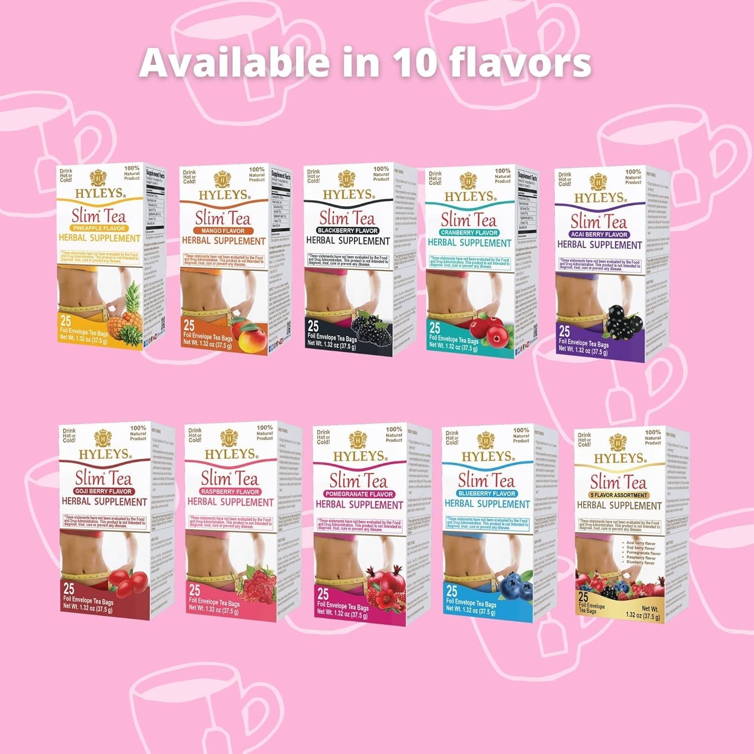 Showcases the wide range of flavors available to appeal to different taste preferences and increase perceived value.