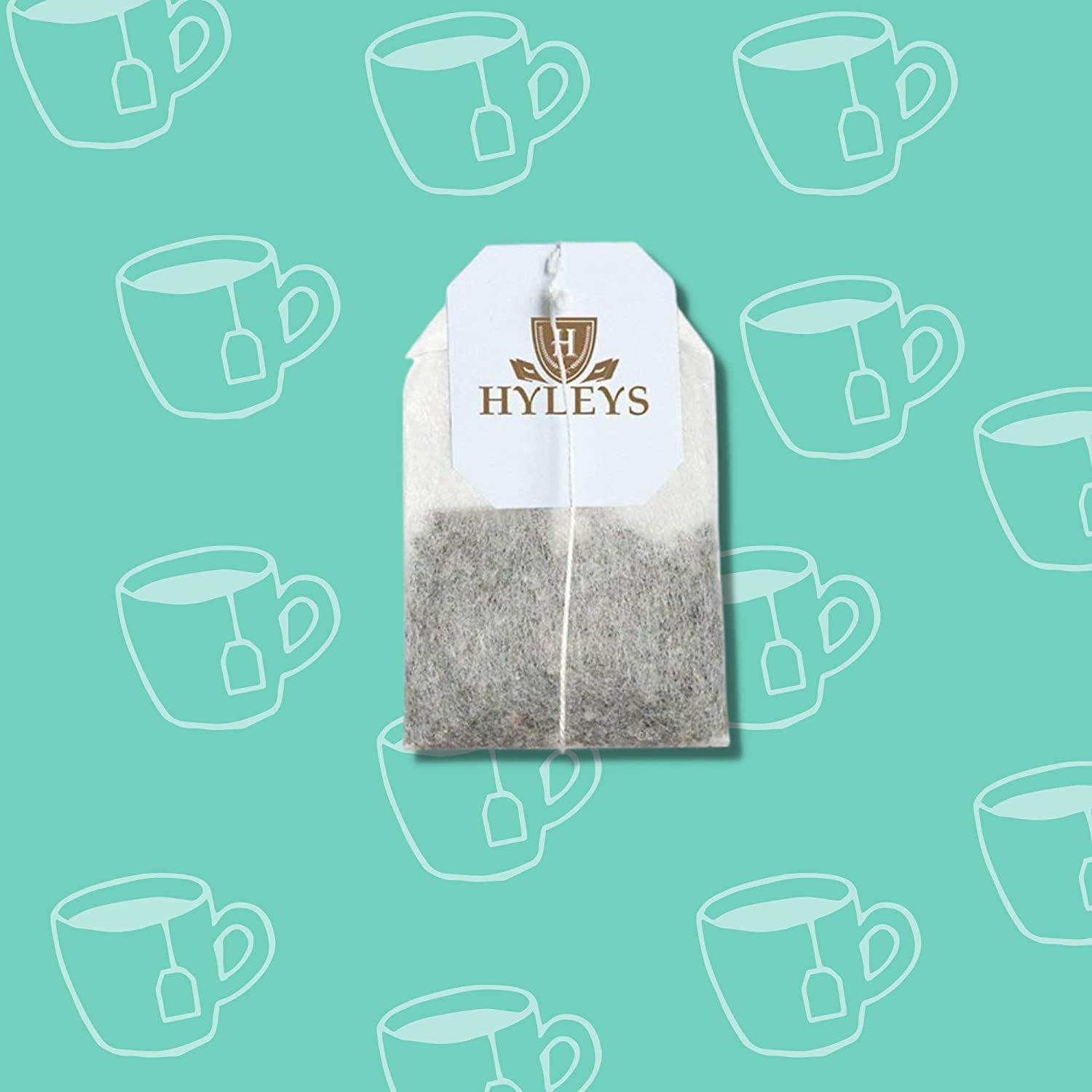 Highlights the product's tea bag design, emphasizing the convenience and ease of use for brewing tea.