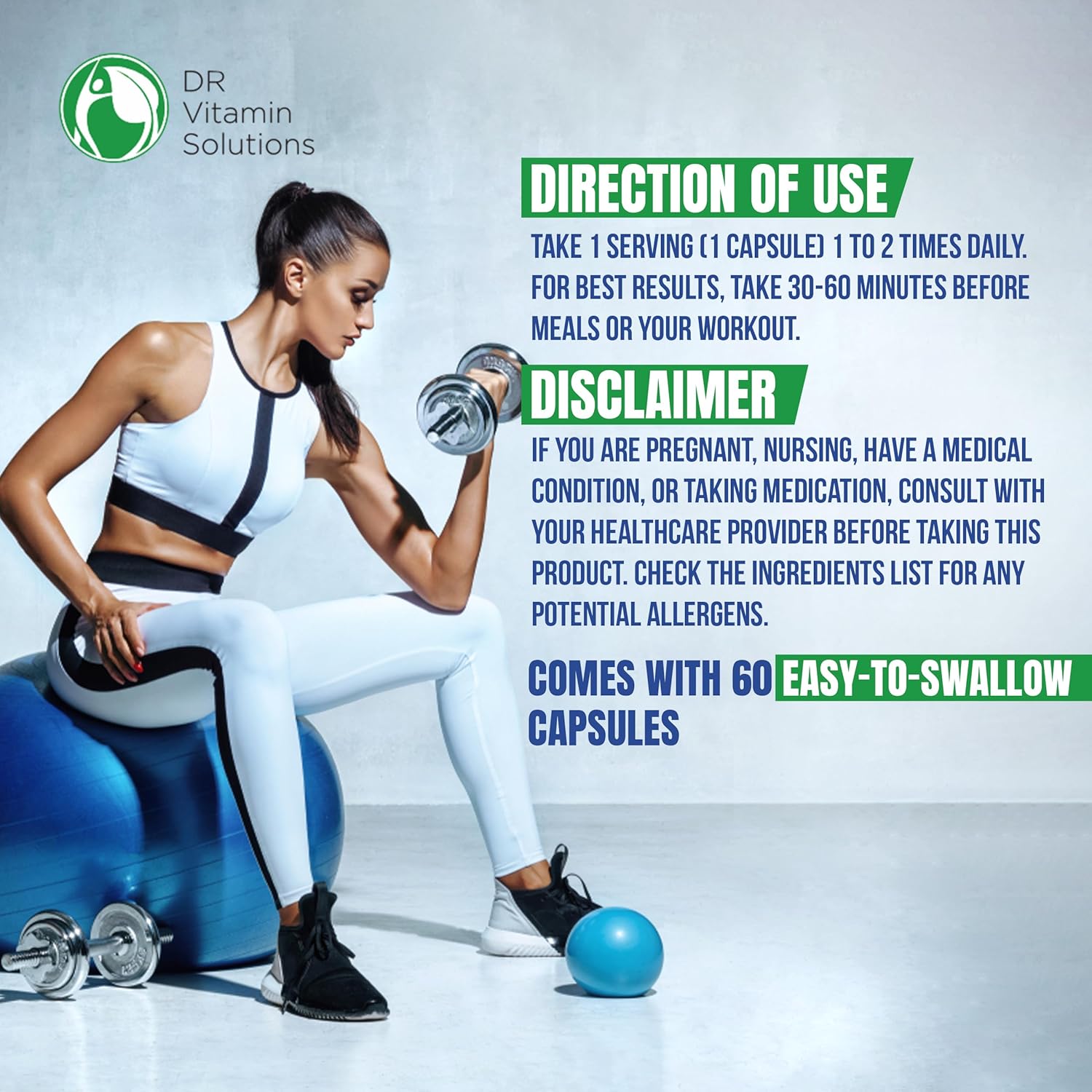 DR VITAMIN SOLUTIONS Thermogenic Fat Burner Brazilian Lean: Infographics