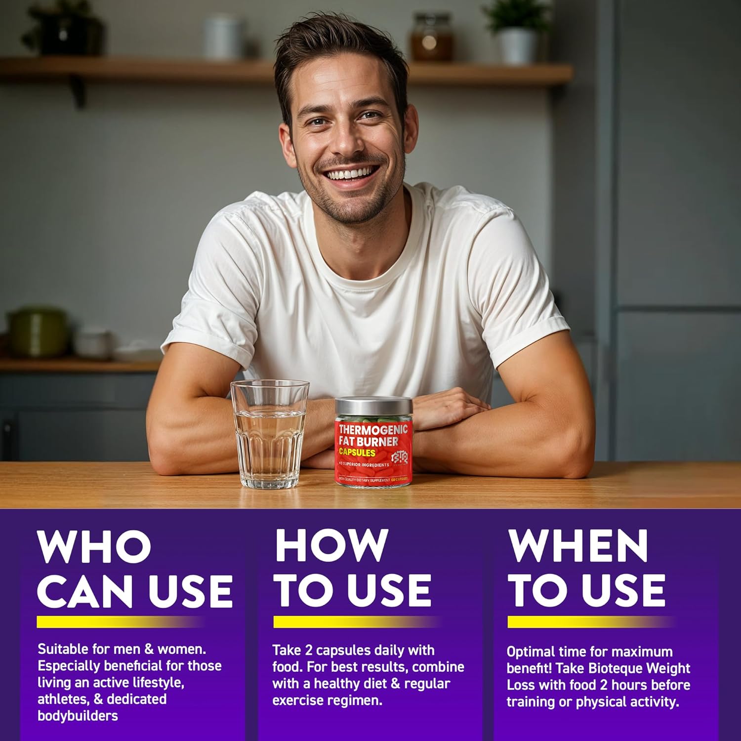 Provides clear instructions on who can use the product, how to use it, and when to use it for maximum effectiveness.