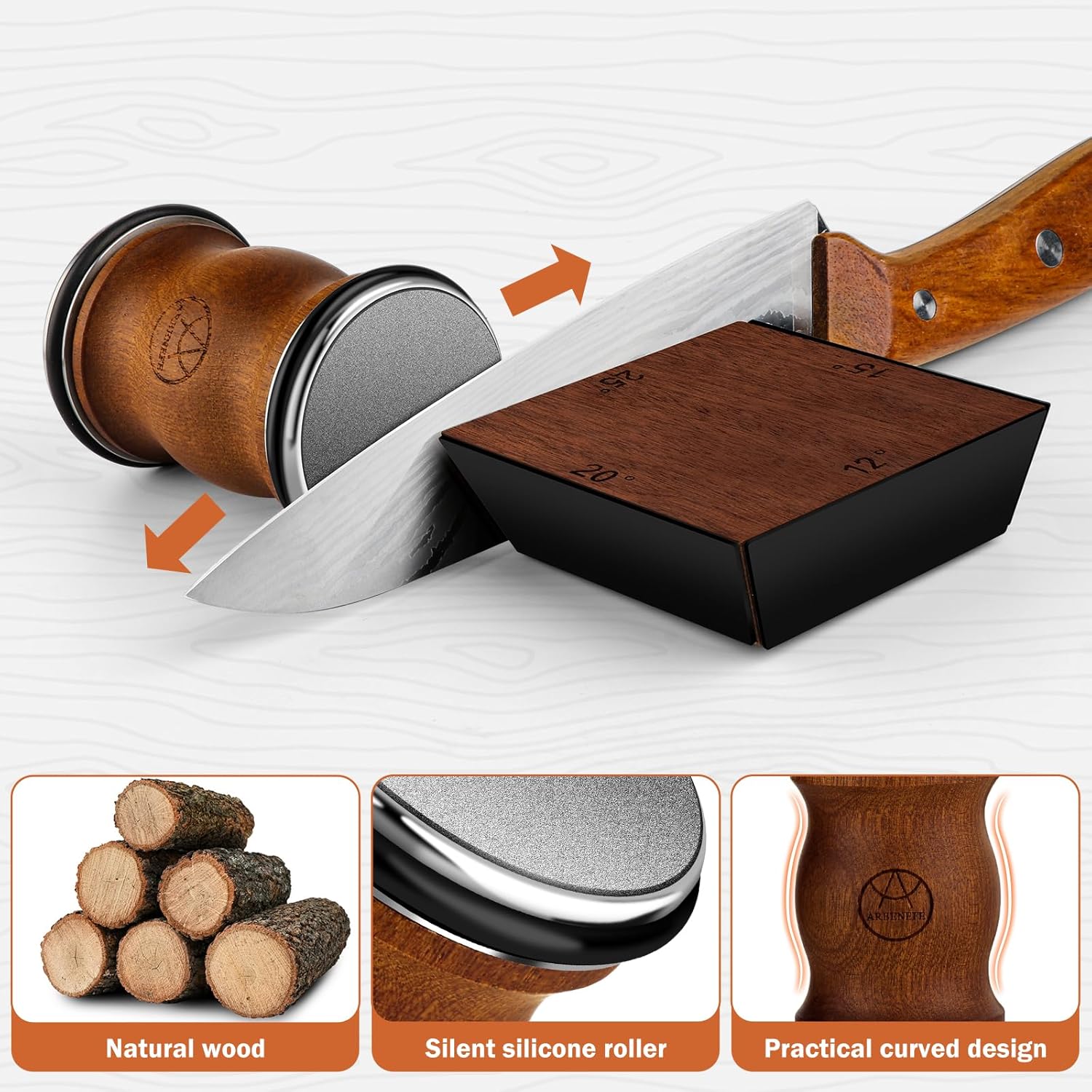 Rolling Knife Sharpener Tool Kit: Infographics