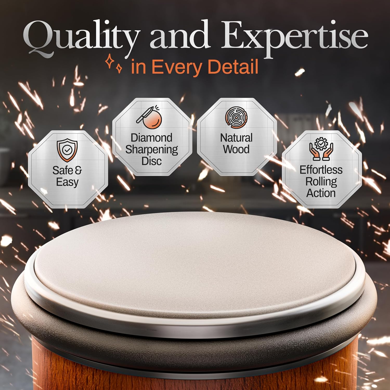 Highlights multiple quality features of the product to demonstrate its expertise and attention to detail in design and functionality.