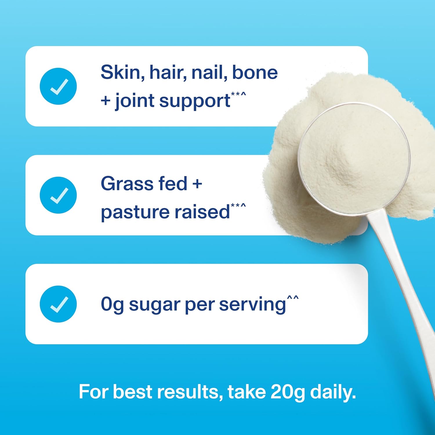 Highlights multiple health benefits and key product features to showcase the supplement's quality and effectiveness.