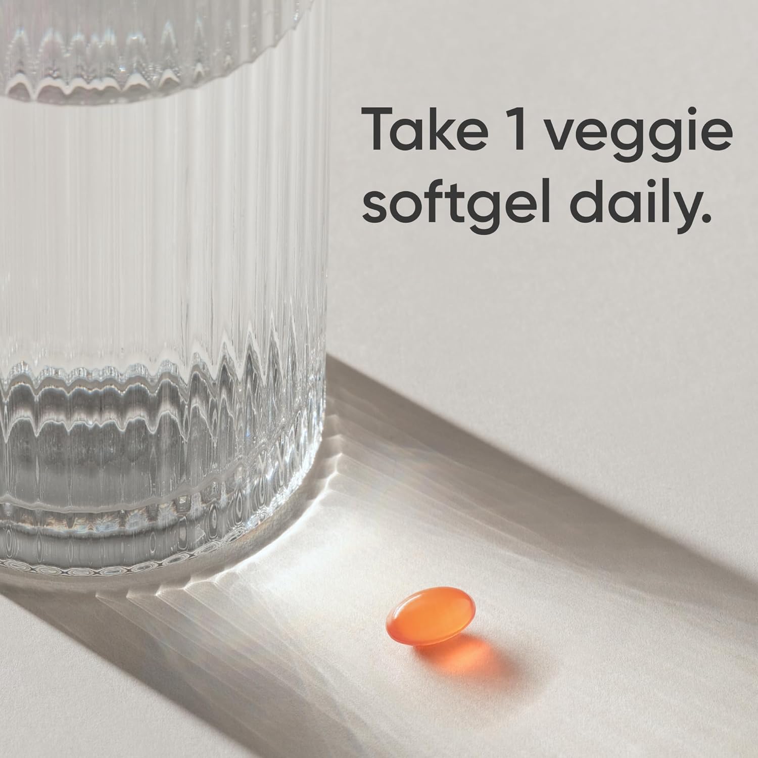 Communicates the simple, daily usage instruction for the product to emphasize ease of use and consistency.