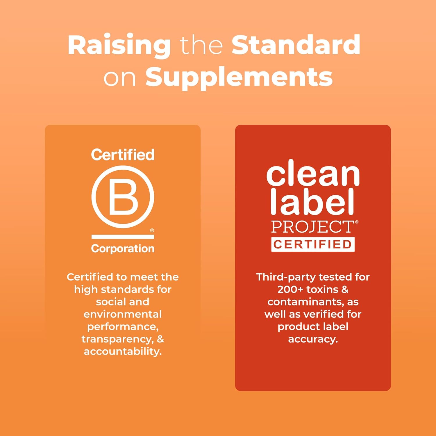 Highlights the product's certifications and testing to reassure customers about its safety and quality standards.