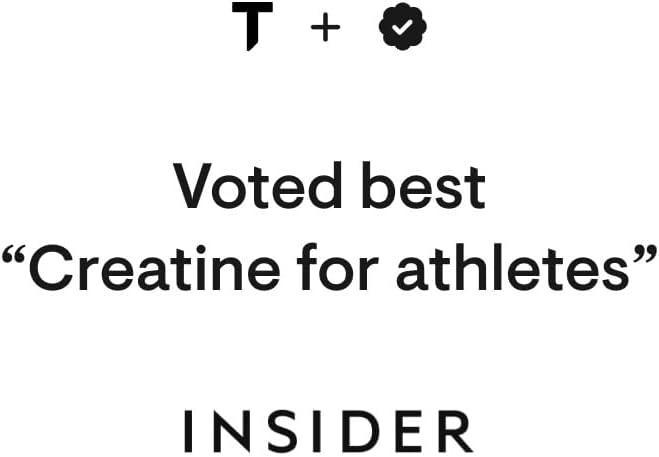 Highlights that the product has been recognized as the best creatine for athletes by Insider, building credibility and trust with potential customers.