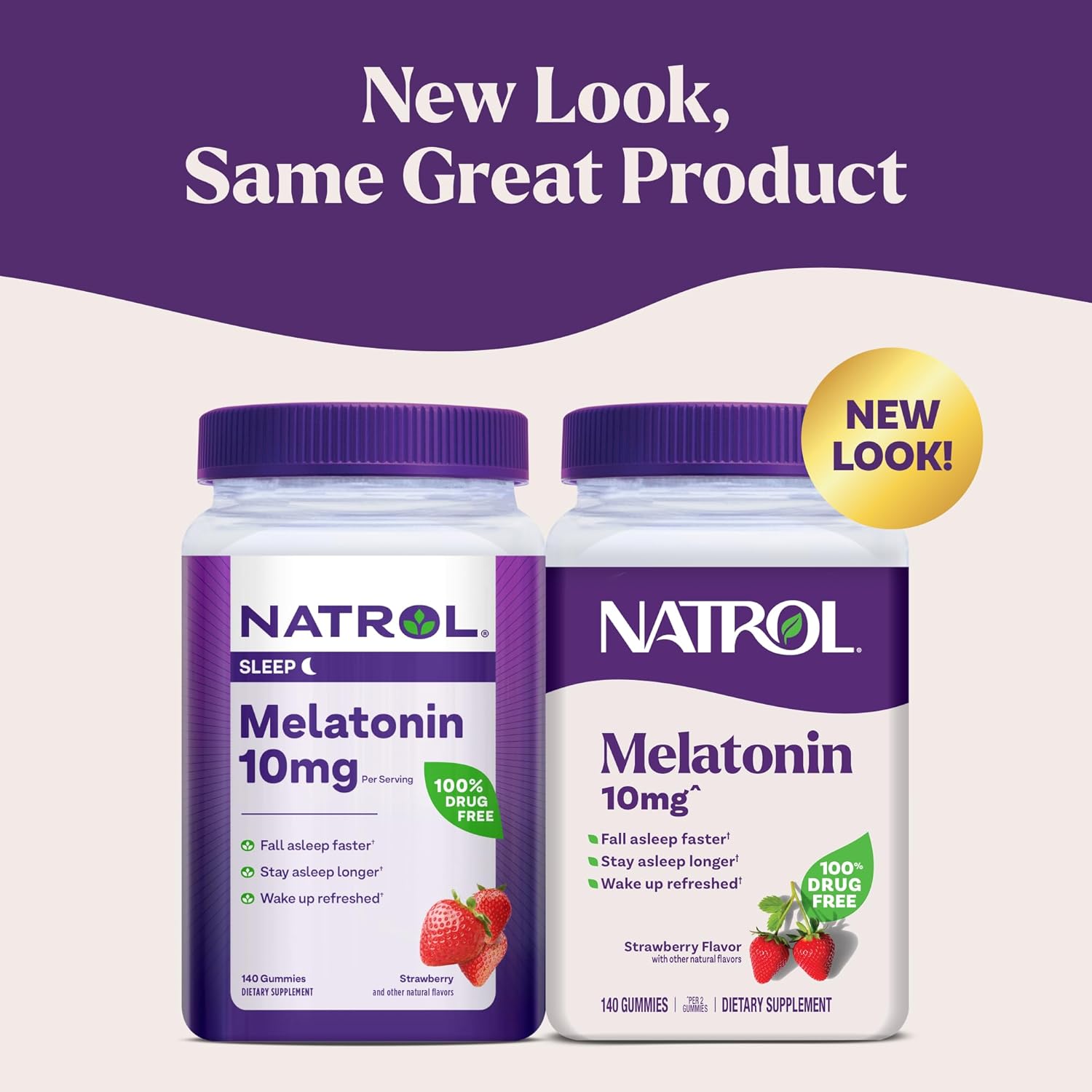 Informs customers about a packaging update while reassuring them that the product quality remains unchanged.