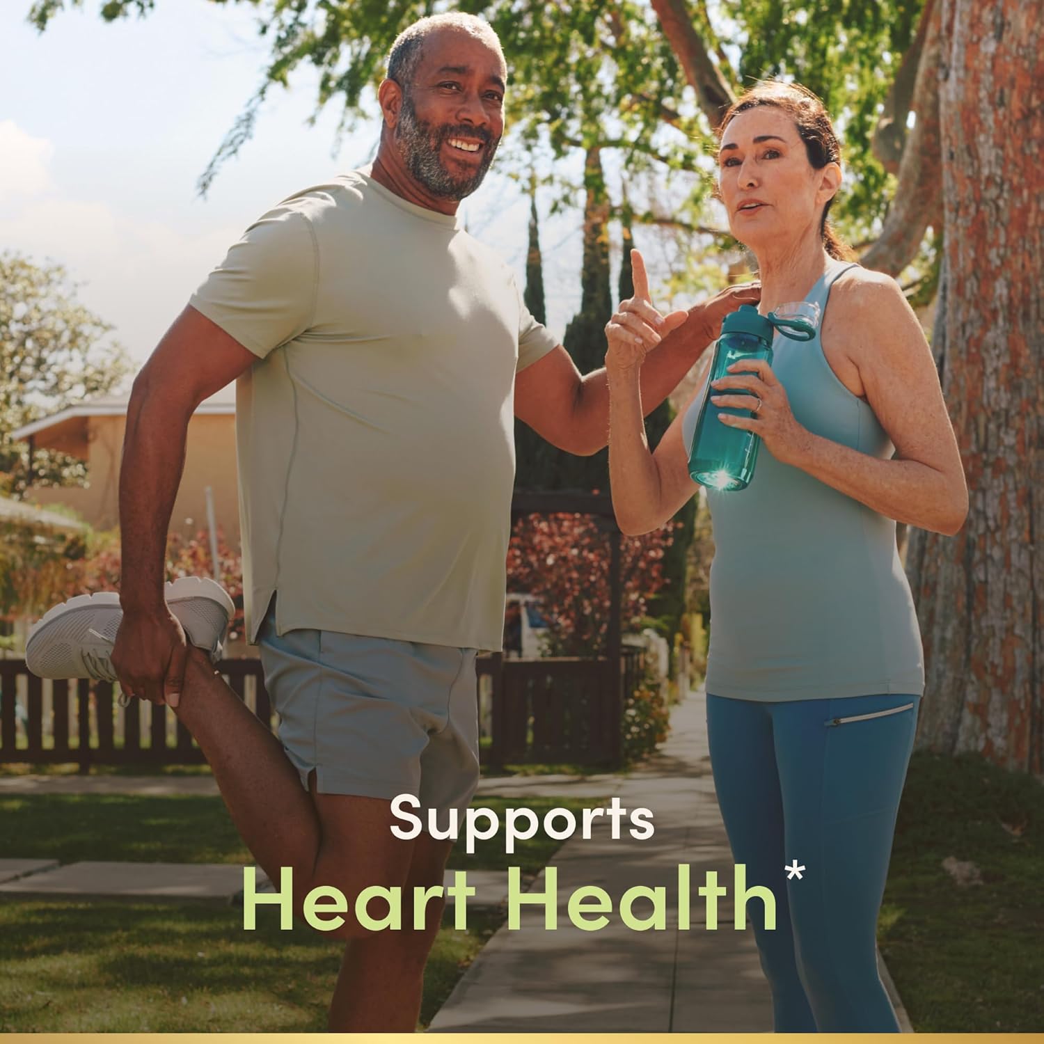 Highlights that the product supports heart health, appealing to health-conscious consumers looking for cardiovascular benefits.