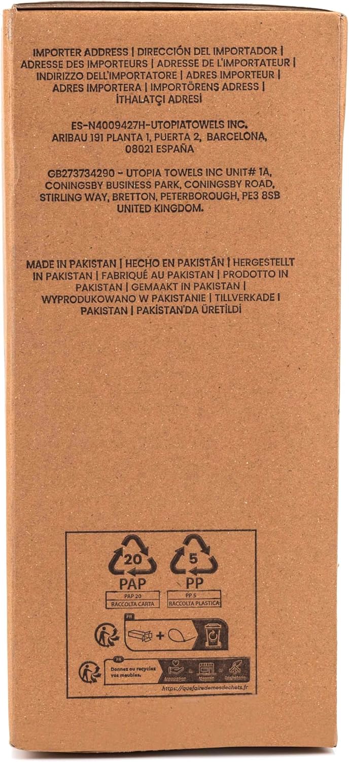 Provides recycling instructions for the product packaging to inform customers about proper disposal.