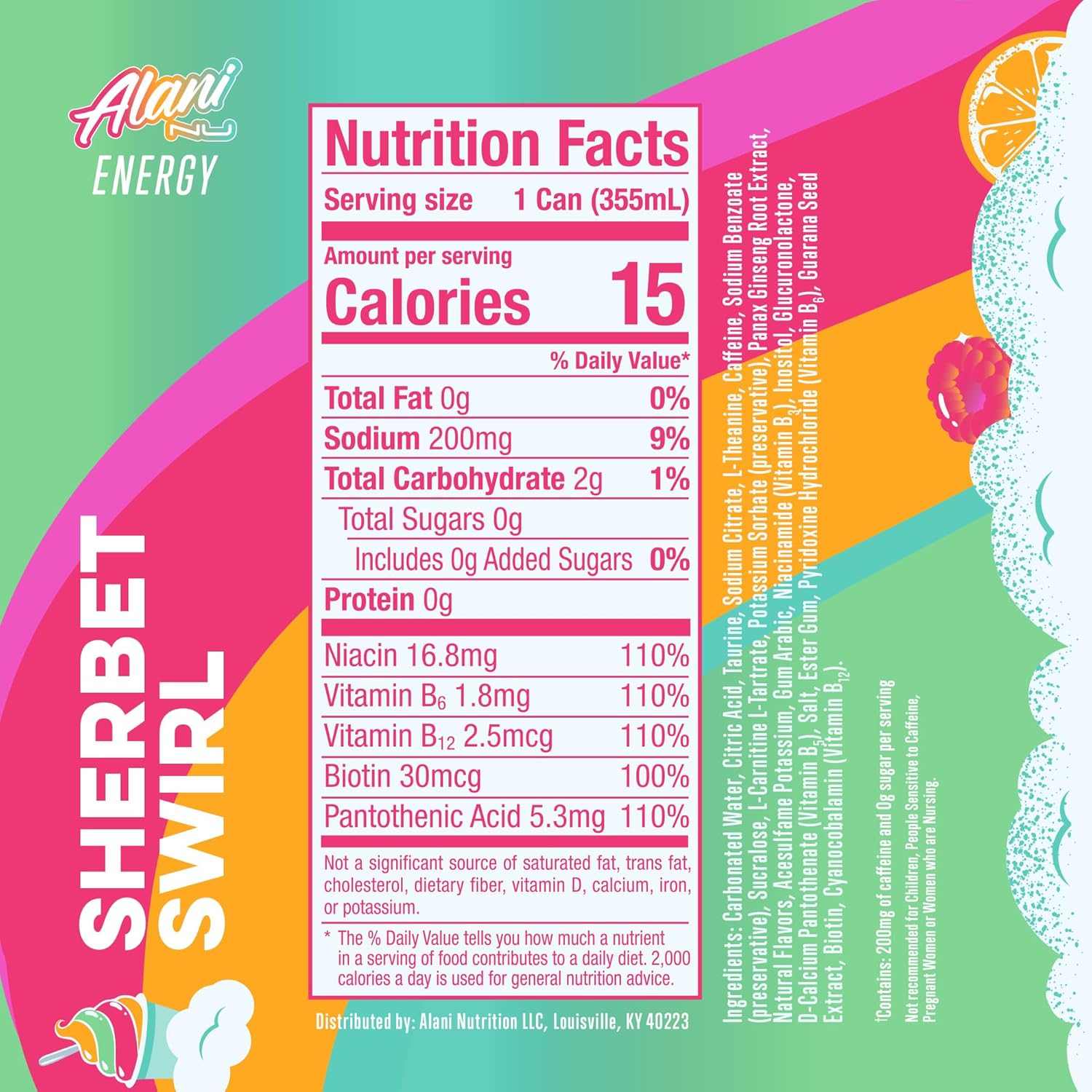 Provides detailed nutritional information to help shoppers make informed decisions about the product's health benefits and content. Highlights the product's low calorie content (15 calories) to…