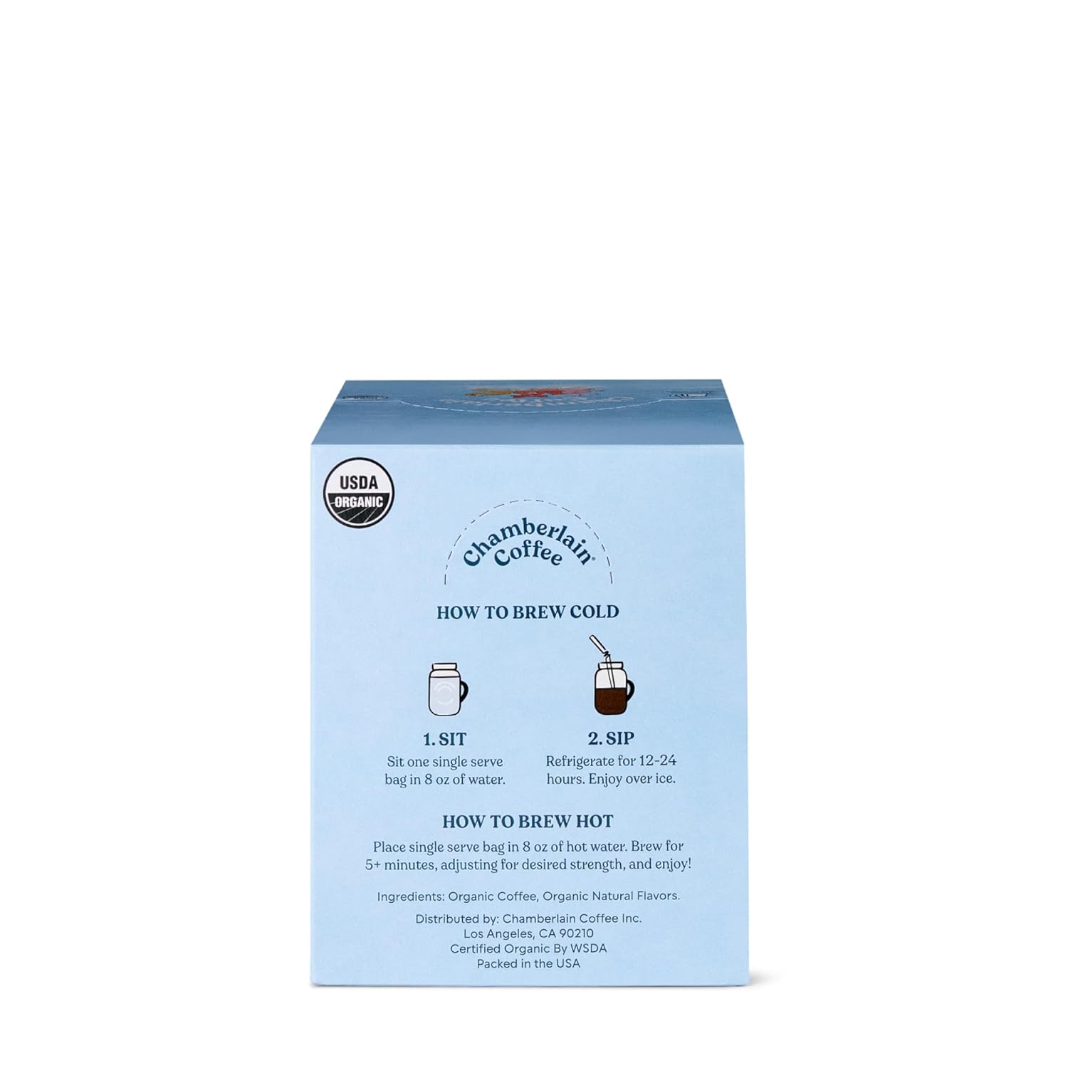 Provides clear step-by-step instructions for brewing the coffee both cold and hot, ensuring customers know how to properly prepare the product.