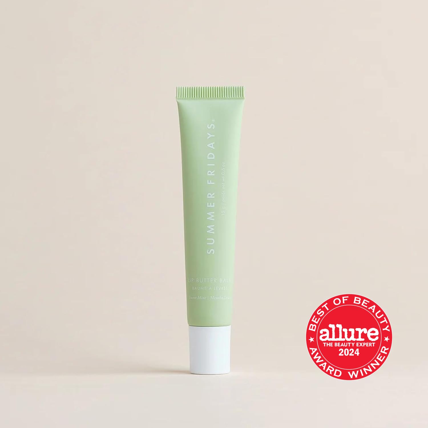 Highlights the product's recognition as a 'Best of Beauty' award winner from Allure magazine, building credibility and trust with potential customers.