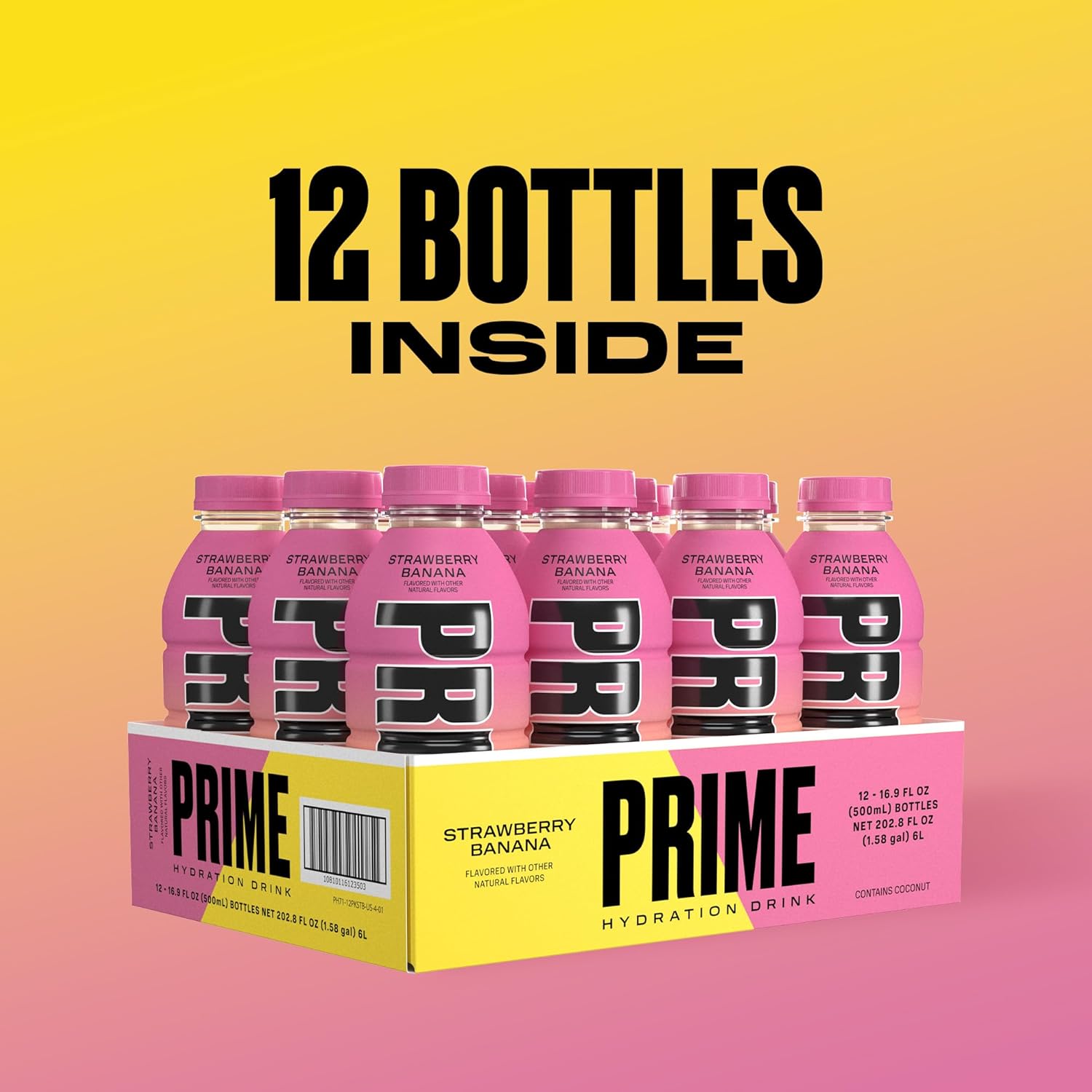 PRIME Hydration STRAWBERRY BANANA: Infographics