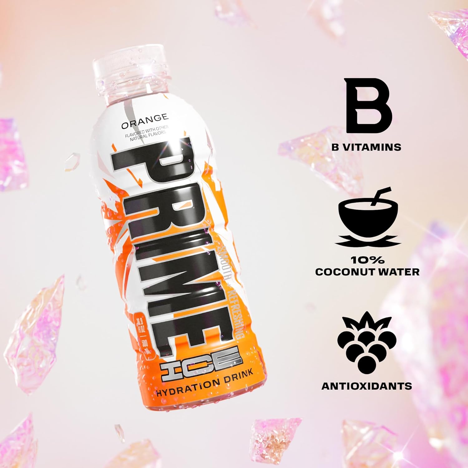 Highlights multiple health benefits of the drink, including B vitamins, coconut water content, and antioxidants to appeal to health-conscious consumers.