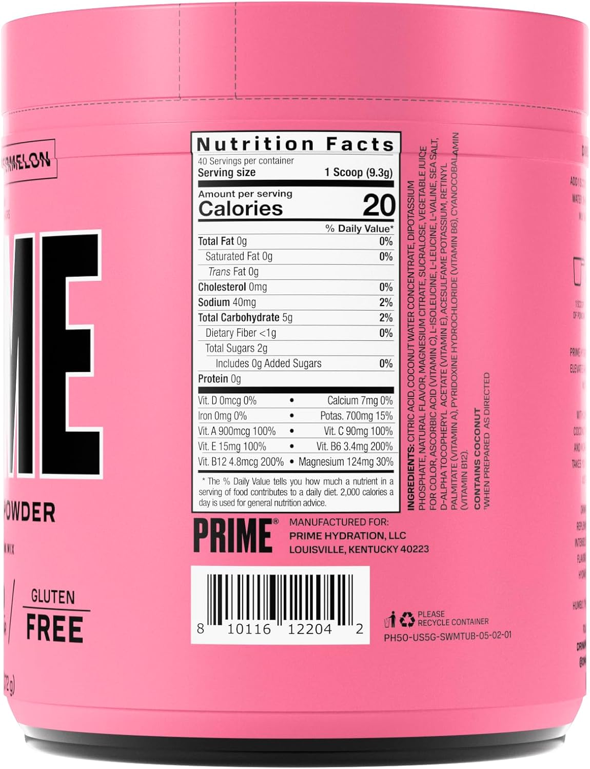 Informs the customer about the exact serving size and number of servings per container. Provides detailed nutritional information to help customers make informed decisions about the product's health…