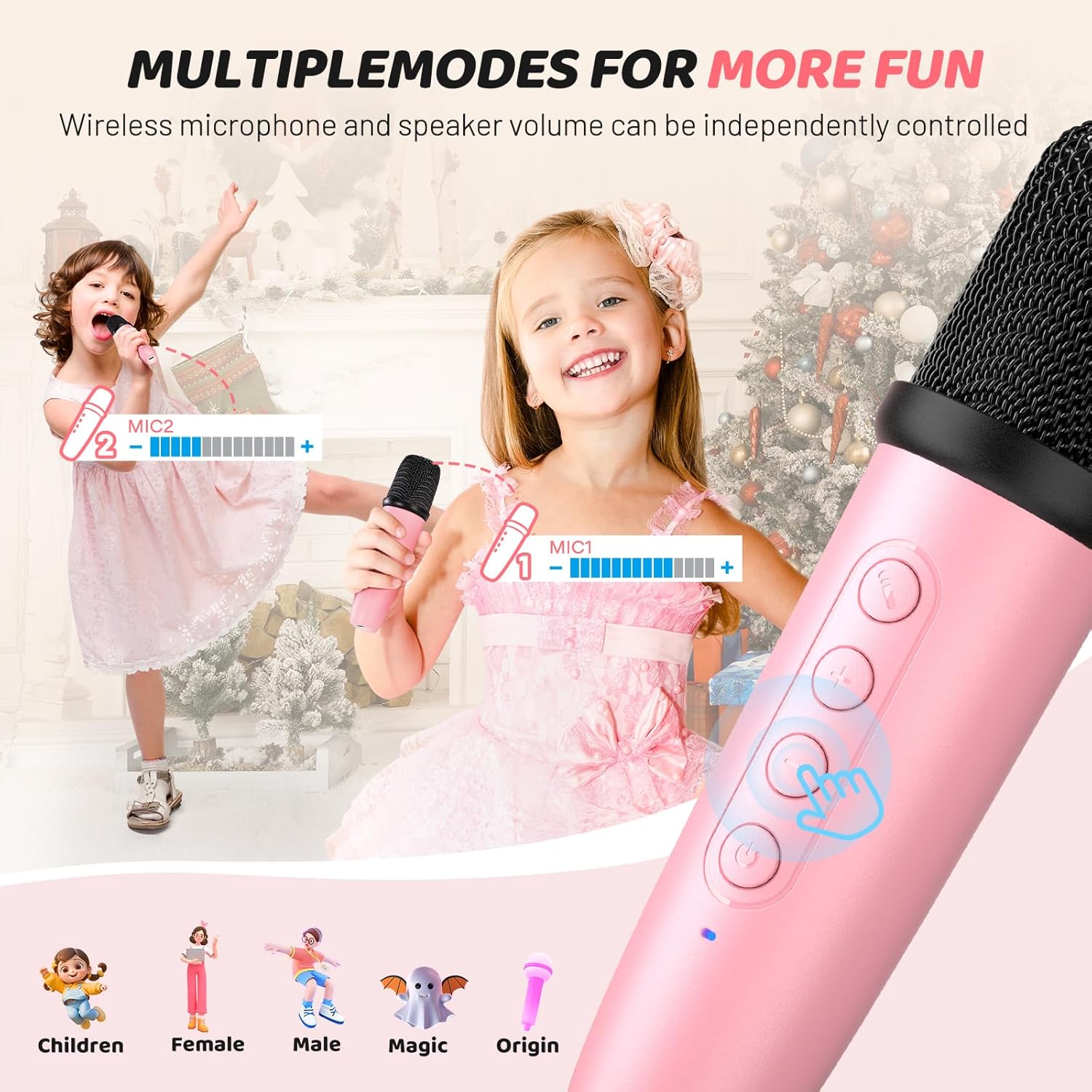 SUDOTACK Mini Karaoke Machine for Kids: Infographics
