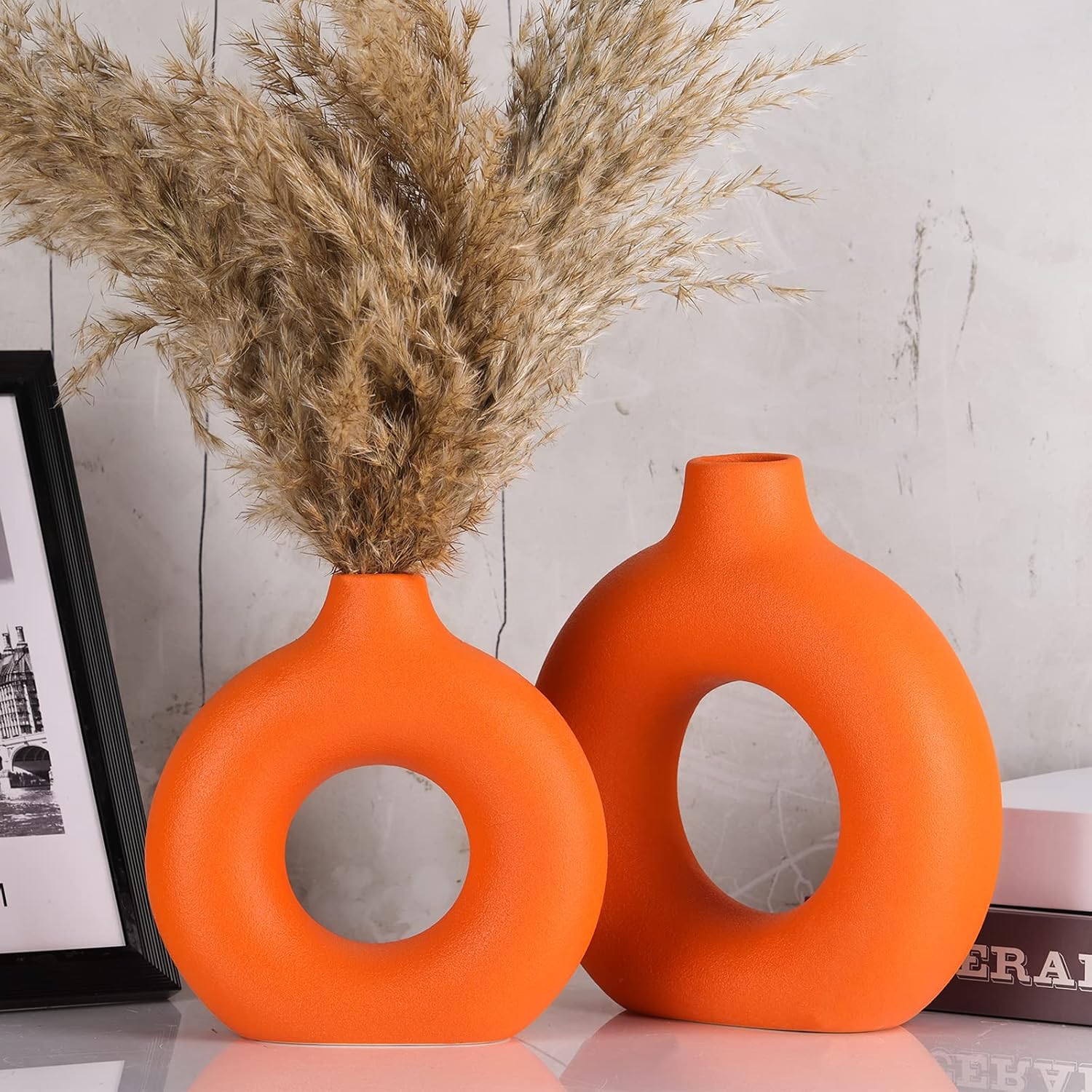 Showcases the product in a stylish home setting to demonstrate its aesthetic appeal and versatility as a decorative item.