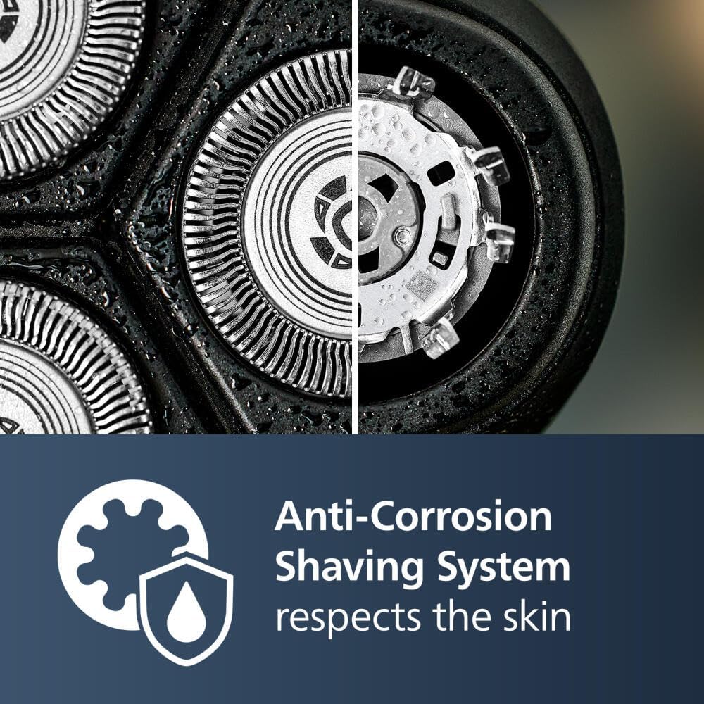 Highlights the product's anti-corrosion feature to reassure customers about the durability and skin-friendliness of the shaver.