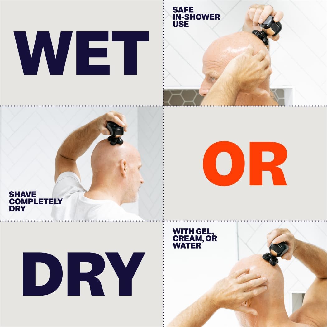 Demonstrates that the product can be used for both wet and dry shaving, providing flexibility in usage. Reassures customers that the product is safe to use in the shower, expanding its versatility.