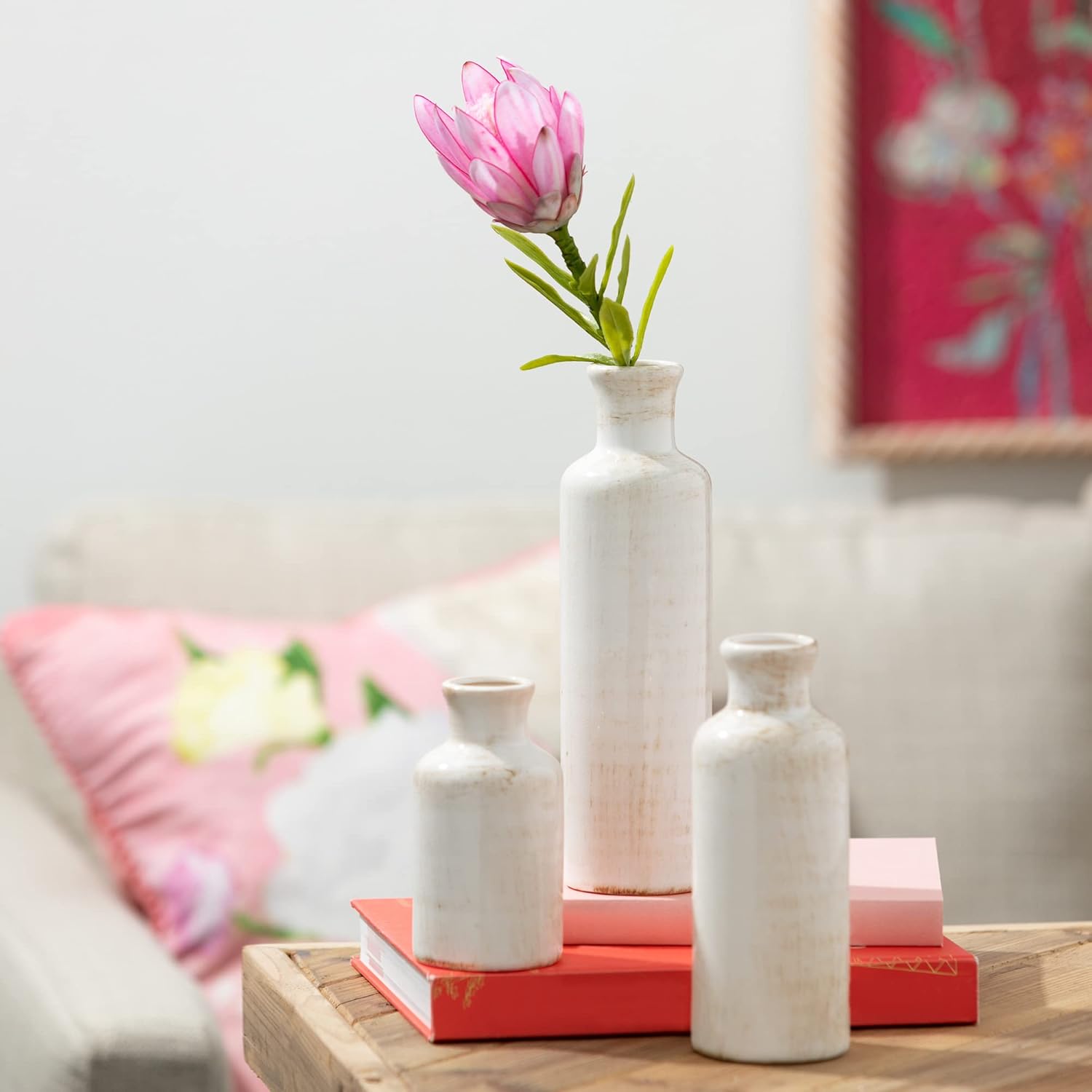 Showcases the product in a stylish home setting to demonstrate how it can enhance interior decor.