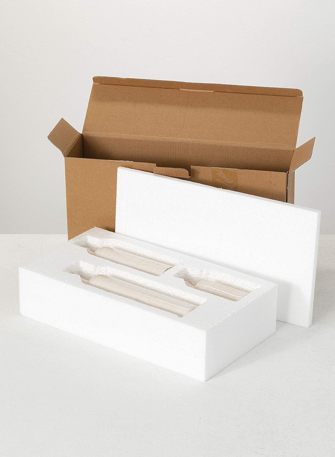 Shows the protective packaging materials included to ensure safe shipping of the product.