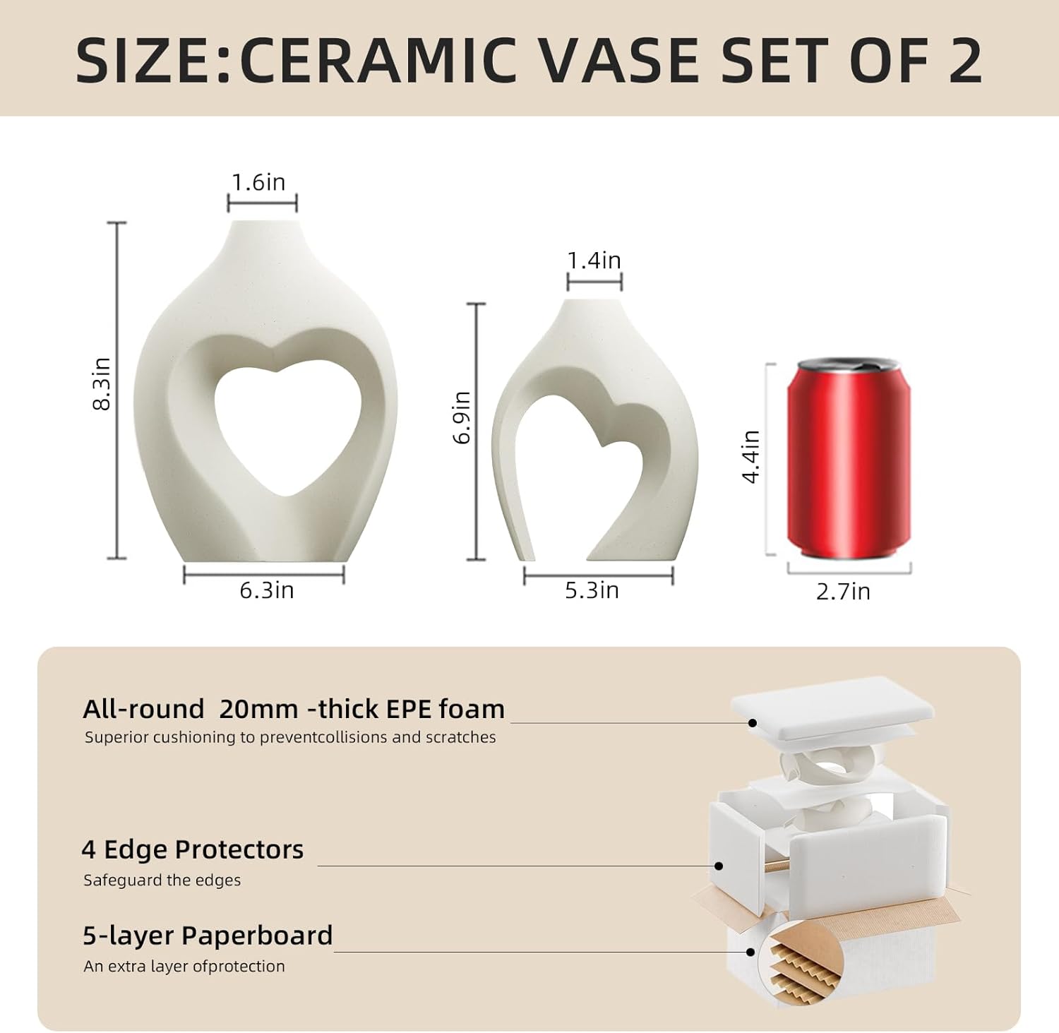 White Vases for Decor: Infographics
