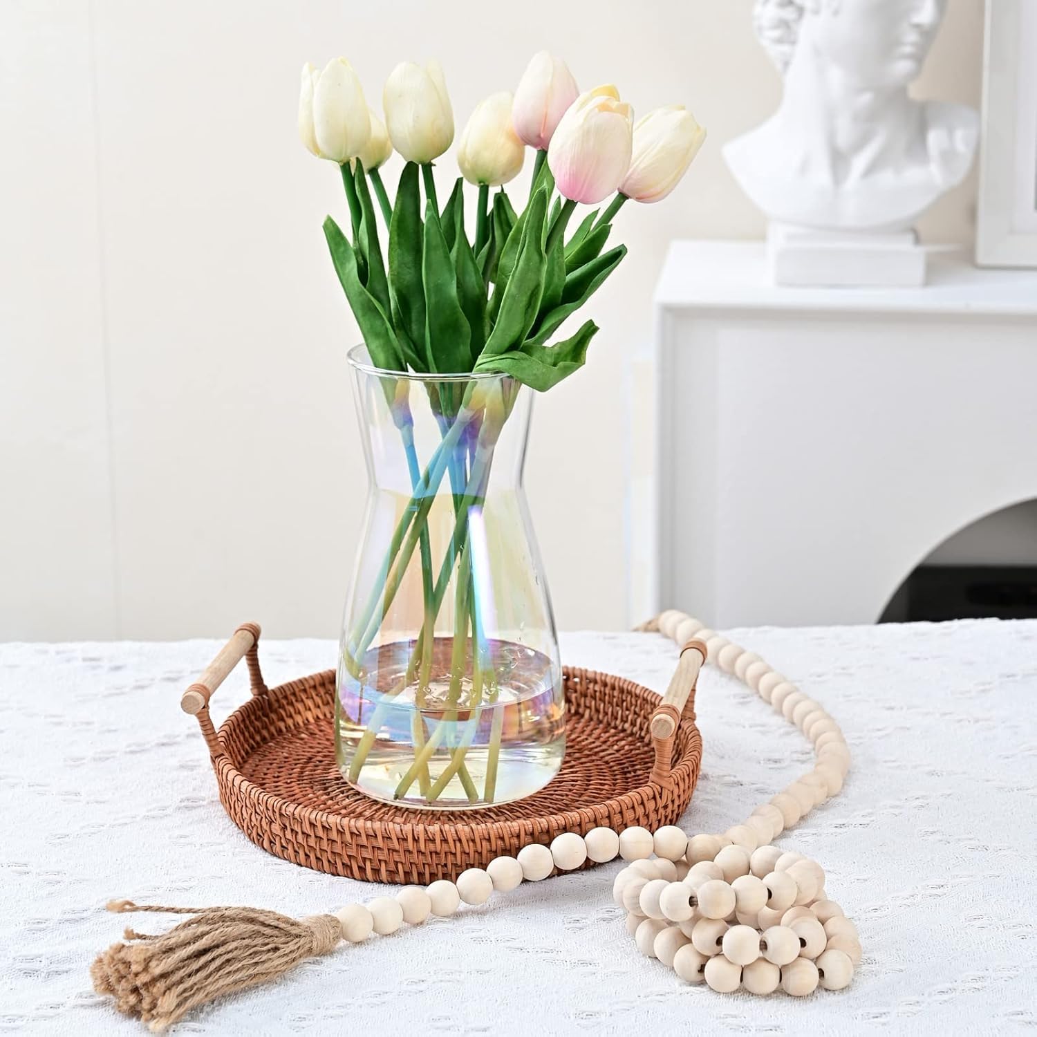 Showcases the product in a stylish home setting to demonstrate how it enhances interior decor.
