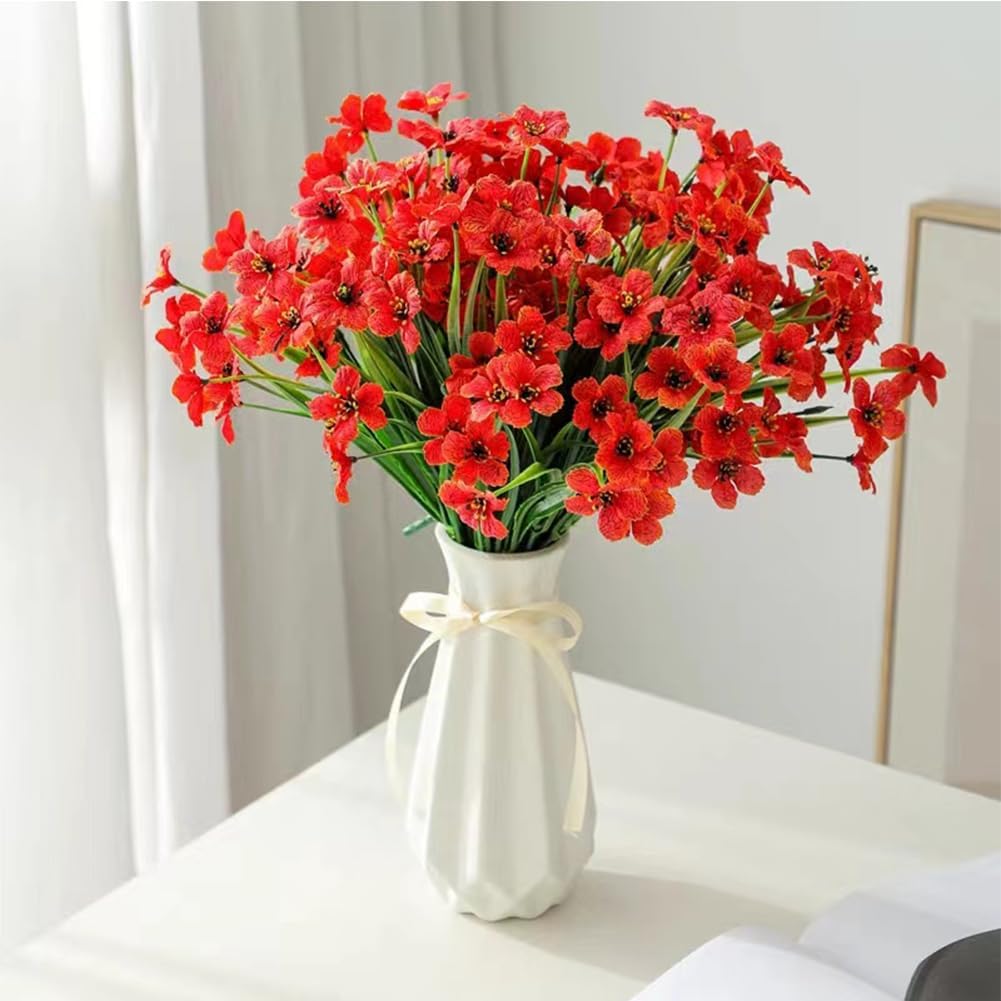 Shows how the product can be used to add a vibrant pop of color and natural beauty to a home interior.