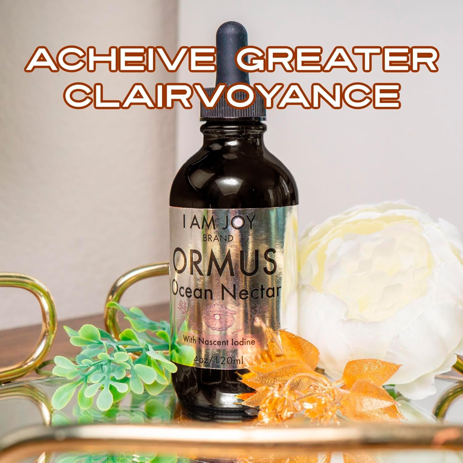 Highlights the product's claimed ability to improve clairvoyance, appealing to customers interested in enhancing their psychic abilities.