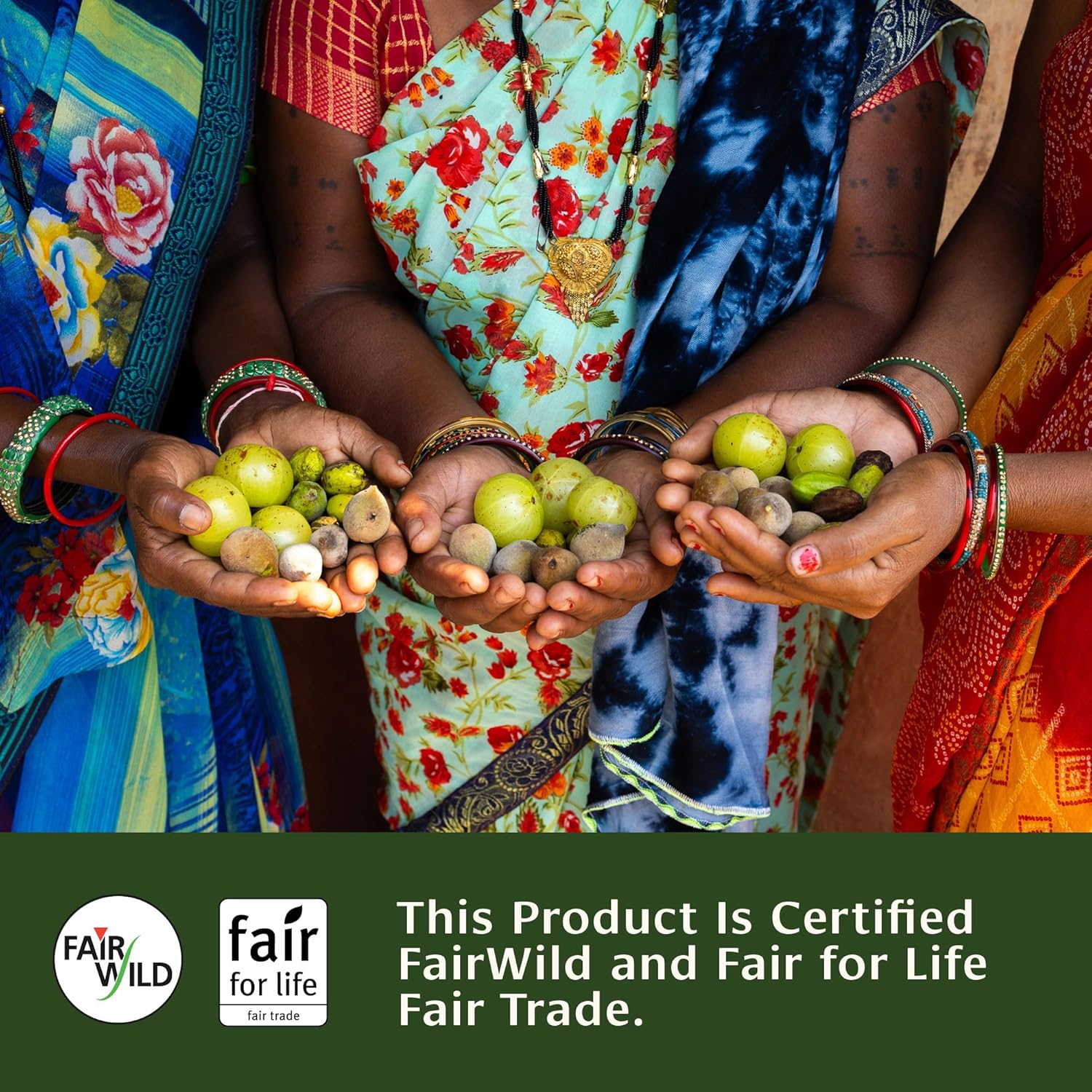 Communicates that the product is ethically sourced and supports fair trade practices, reassuring socially conscious consumers.