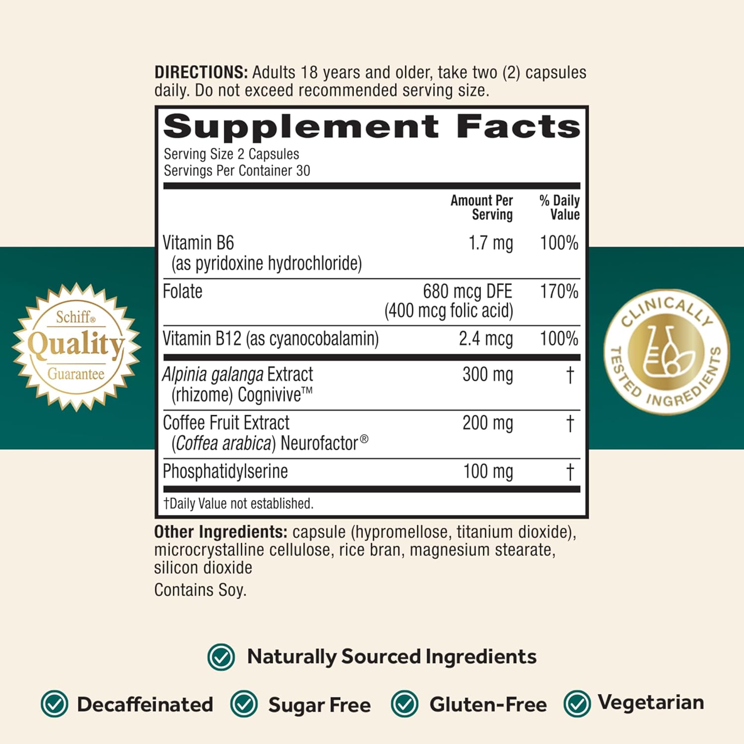 Provides detailed nutritional information and ingredients of the supplement to help customers understand its composition and benefits.