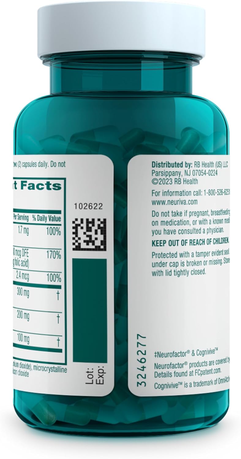 Shows the nutritional information and ingredients included in the supplement to inform customers about its contents and dosage.
