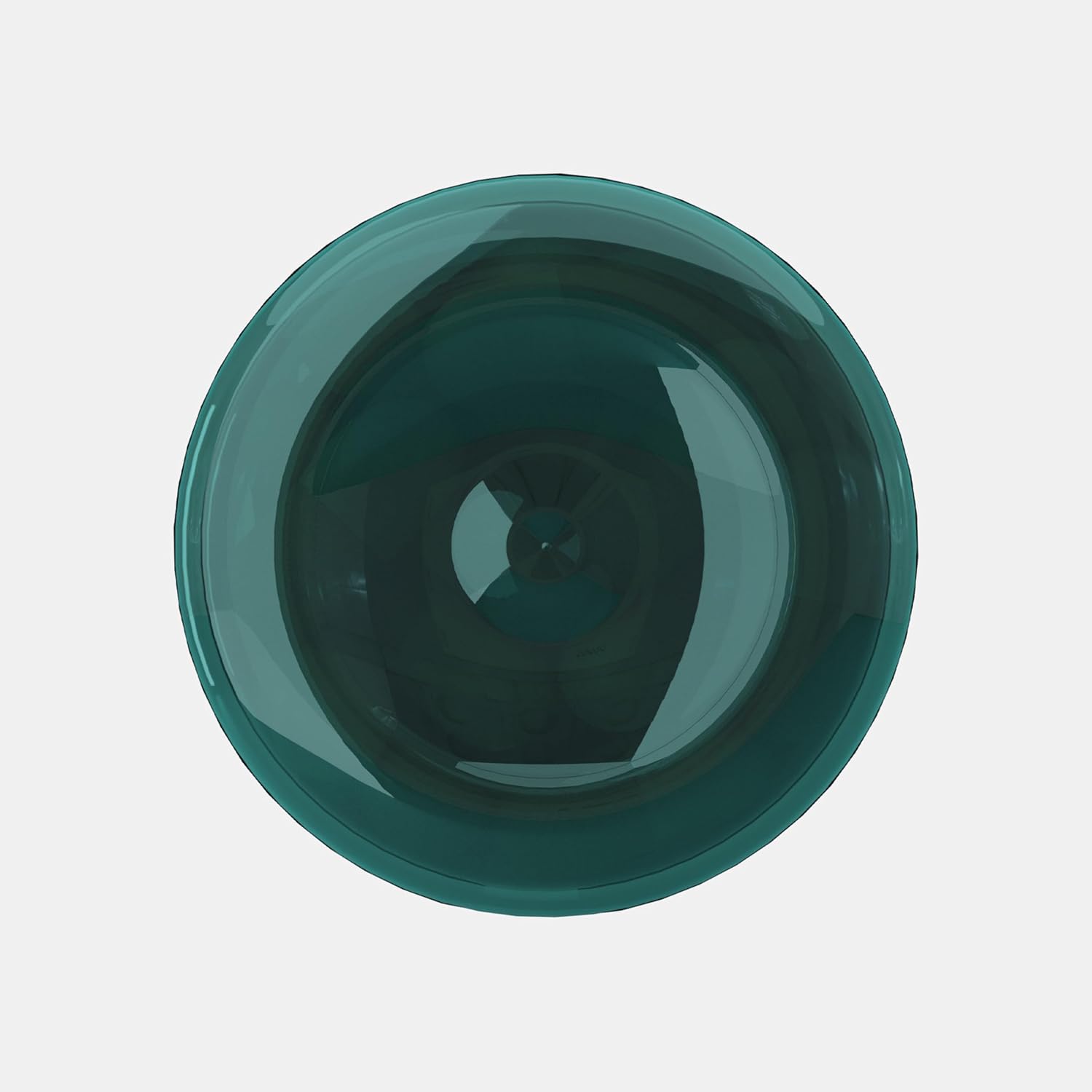 Showcases the distinctive teal color of the product, emphasizing its aesthetic appeal.