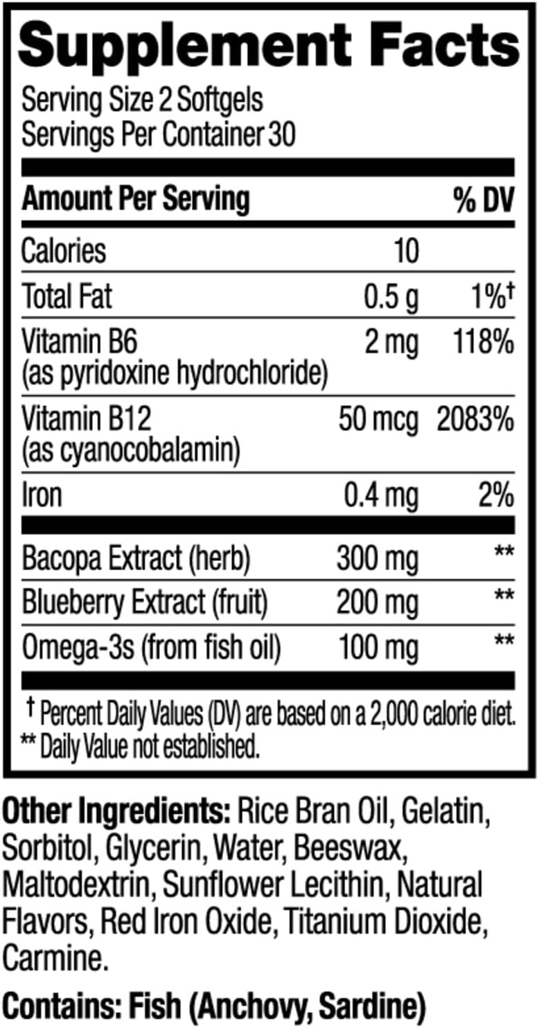 Provides detailed nutritional facts and ingredient information to inform customers about the supplement's contents and dosage.