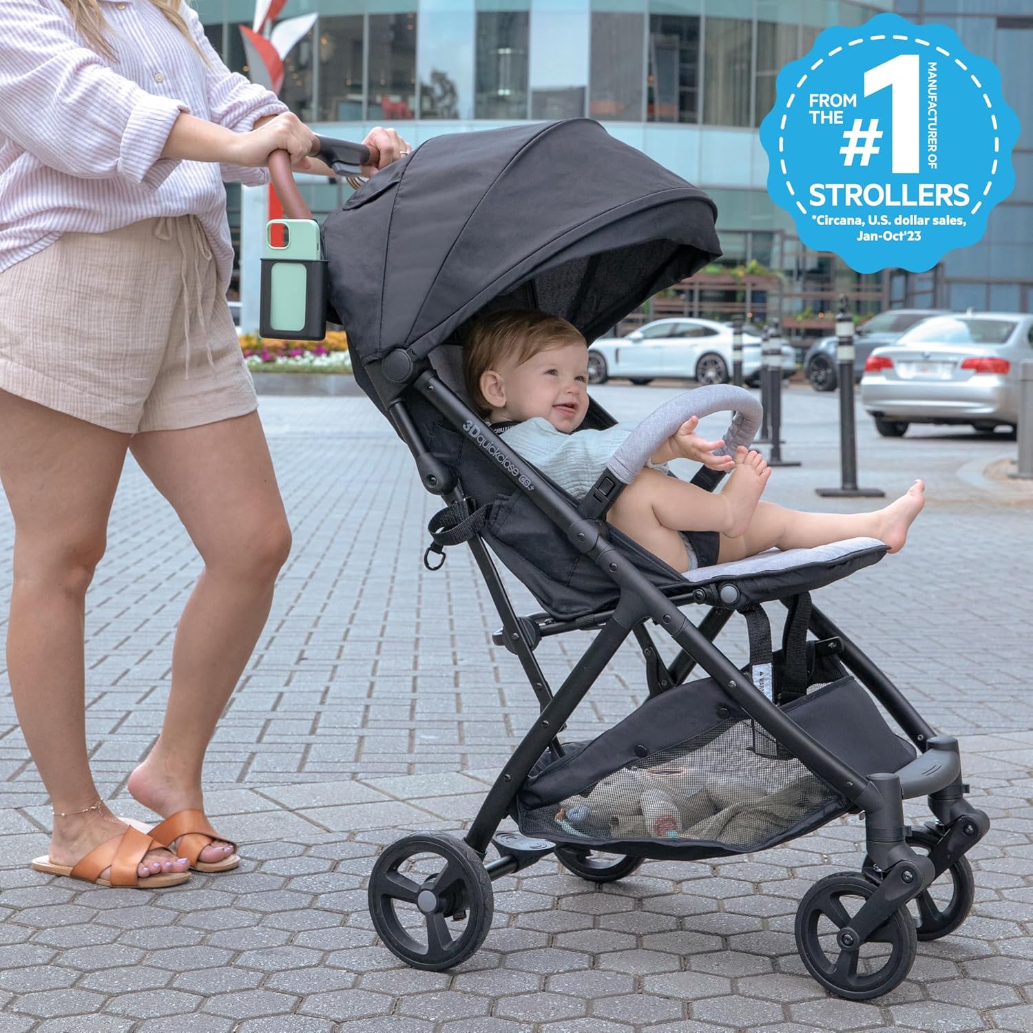Summer Infant Ingenuity 3Dquickclose CS+ Compact Fold Stroller: Infographics