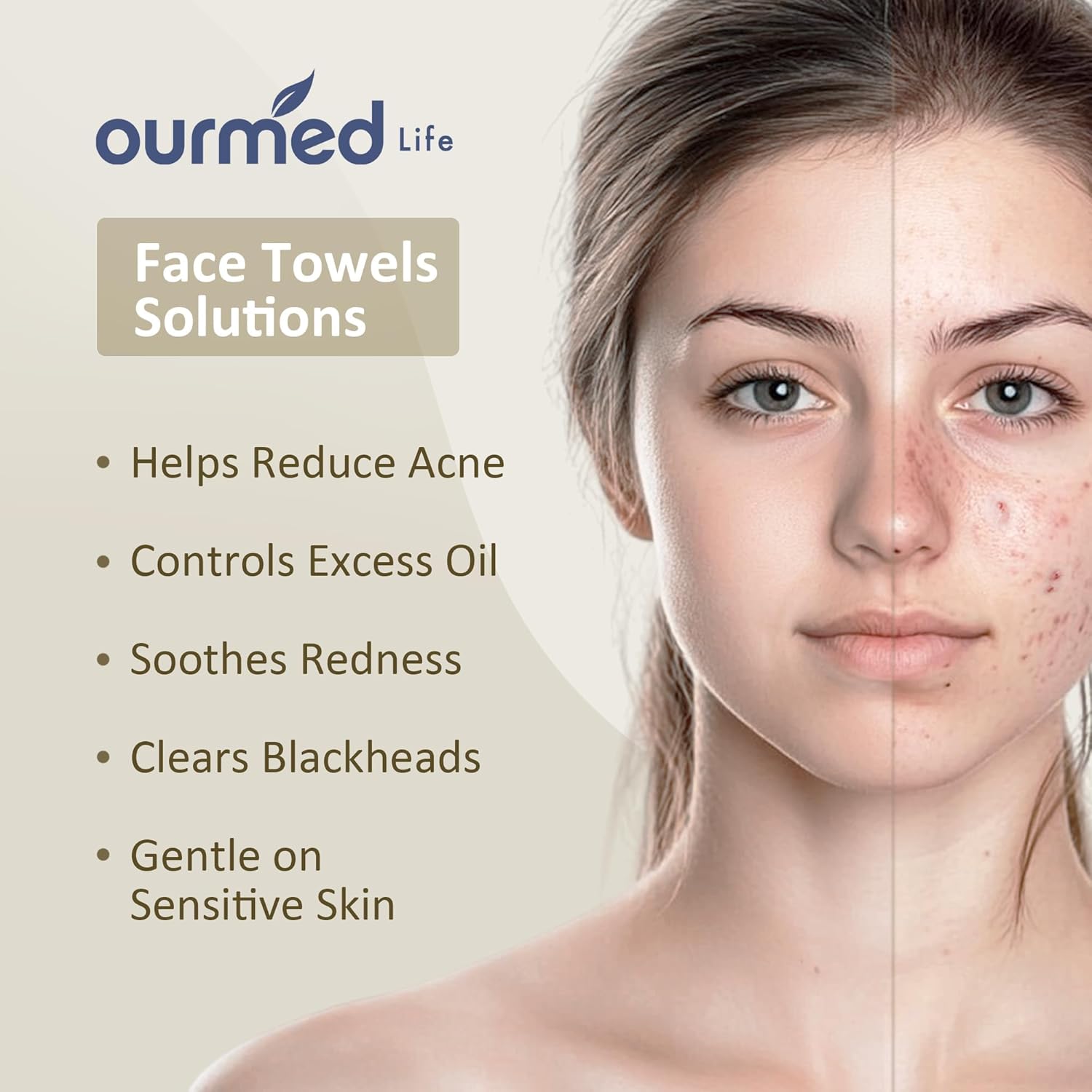 Ourmed Life Face Towels: Infographics