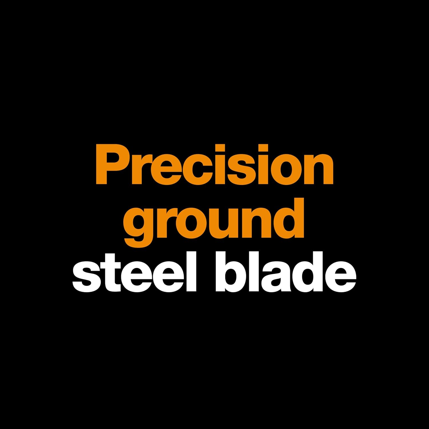 Highlights the high-quality construction of the product's blade, emphasizing precision and durability to reassure customers about the product's cutting performance.