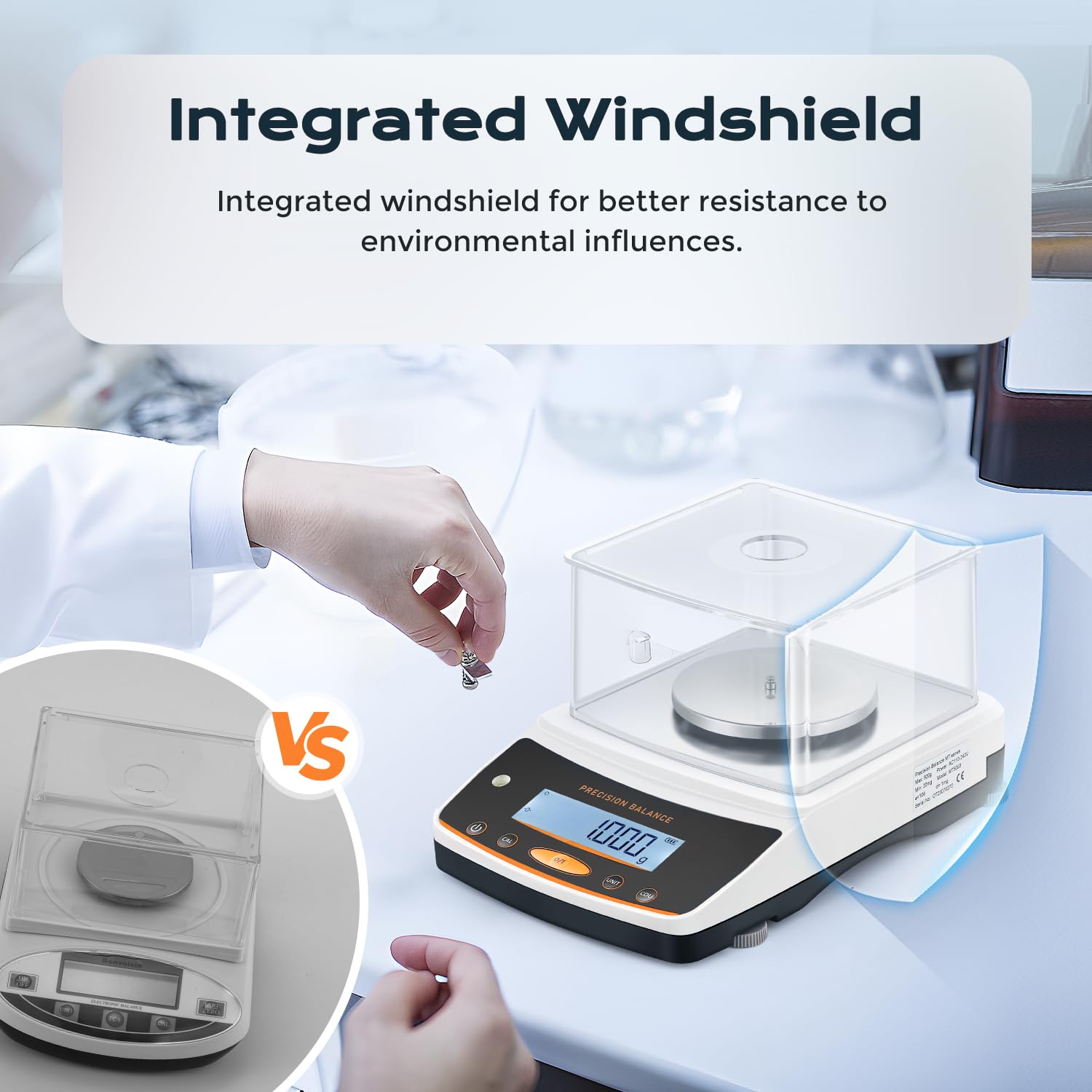 Bonvoisin Lab Analytical Balance 500g x 0.001g Precision Digital Scale .001 Gram…: Infographics